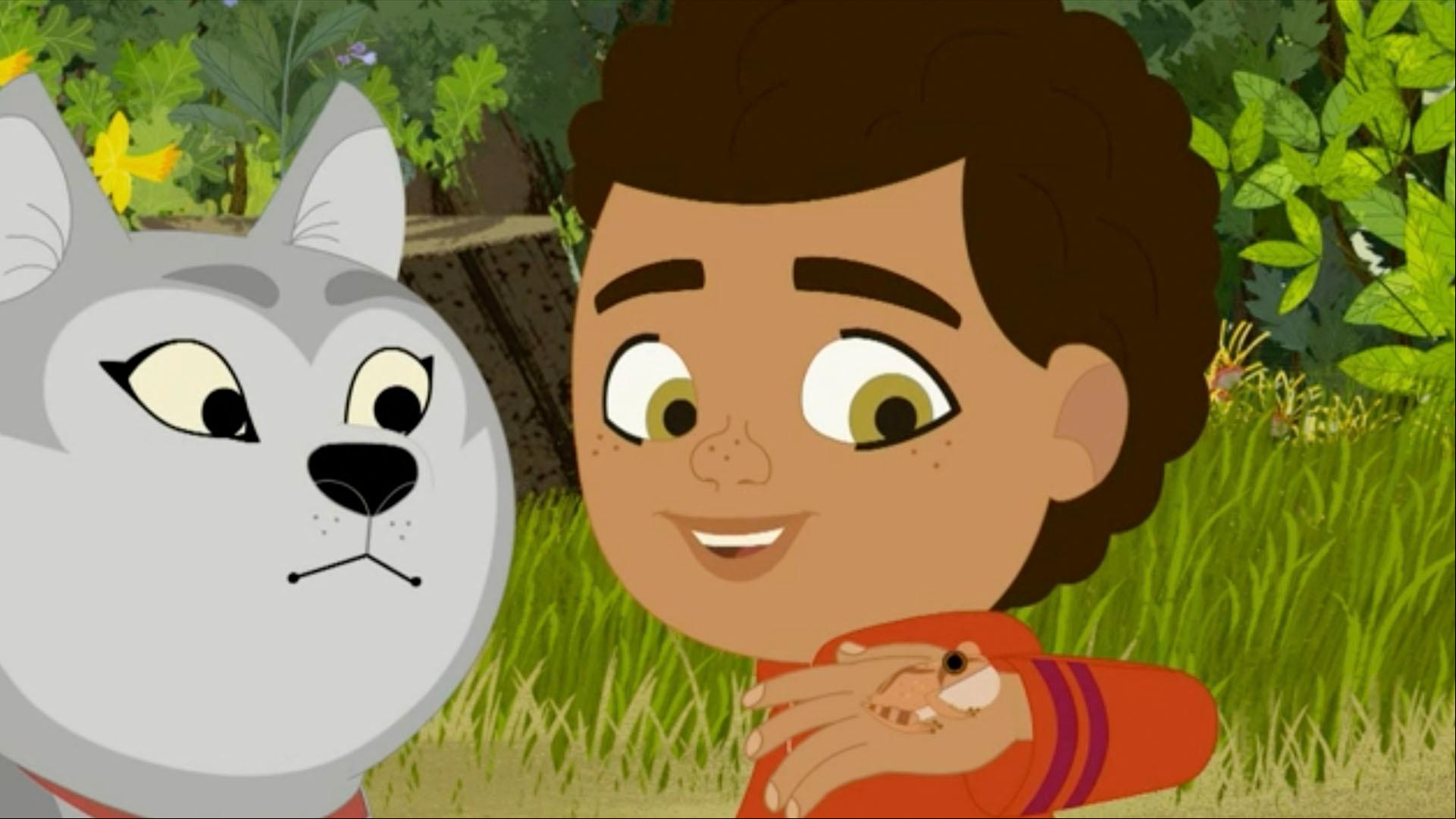 A symphony of sounds greets Rider and Wolfie as they walk through the woods in spring.