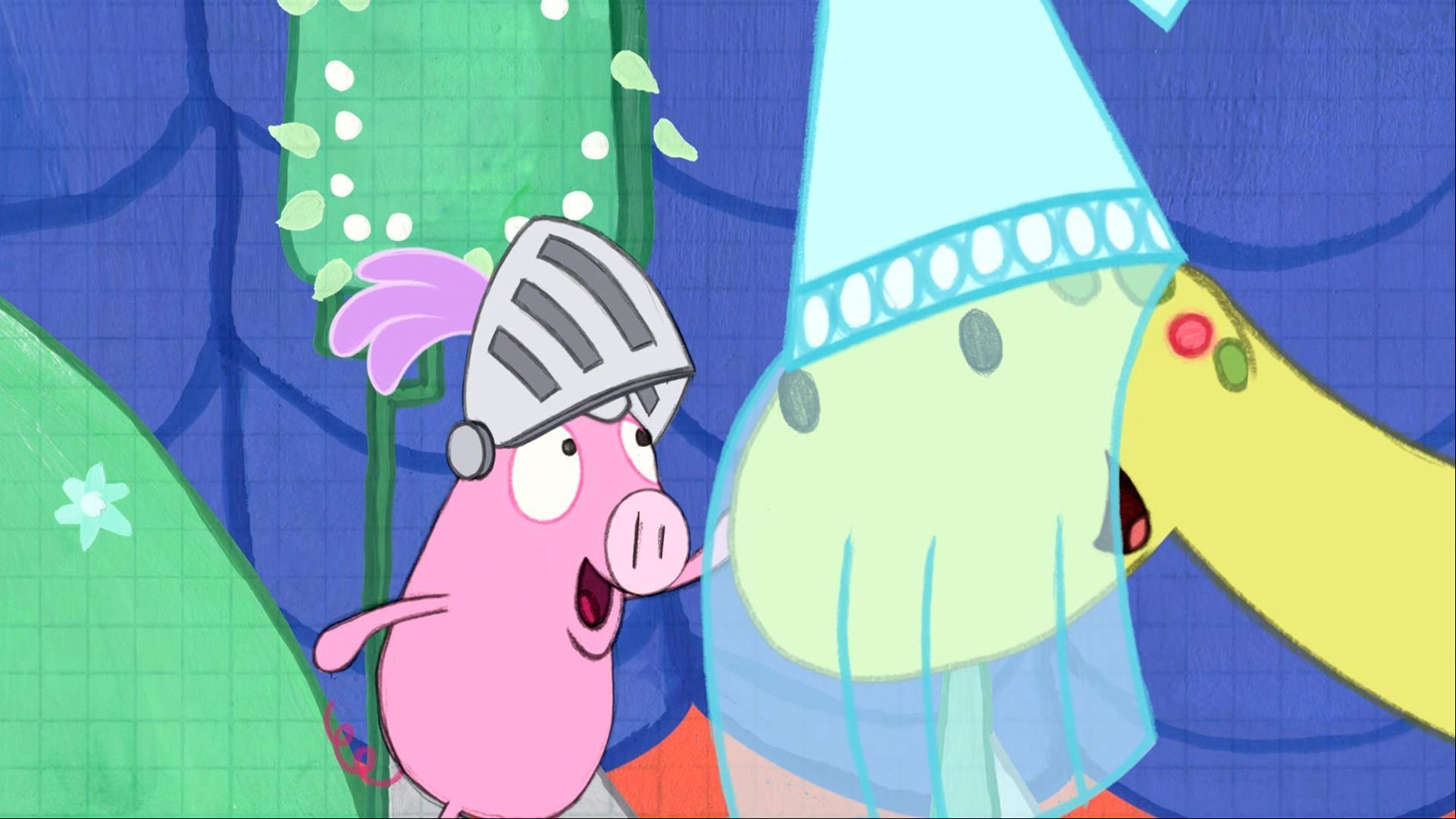 Pig leaves the farm to  an opera./Cat hires a Mariachi band to serenade his true love.