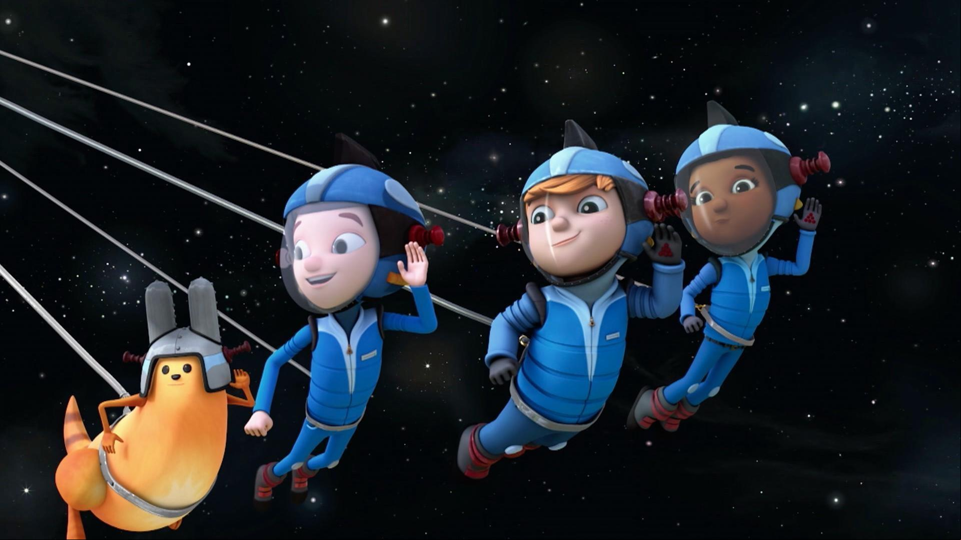 The kids test whether there is sound in space. / The kids plan a "Day in Space" for Mindy.