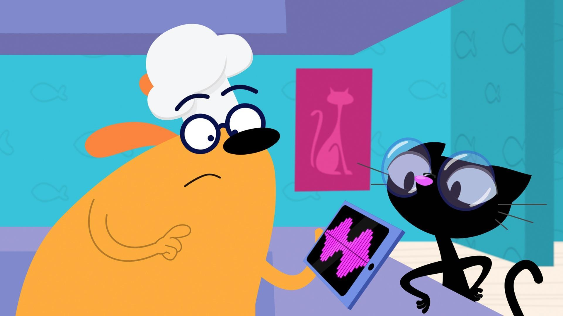 Ruff and Scruff compete to make the tastiest egg dish in the shape of a duck!
