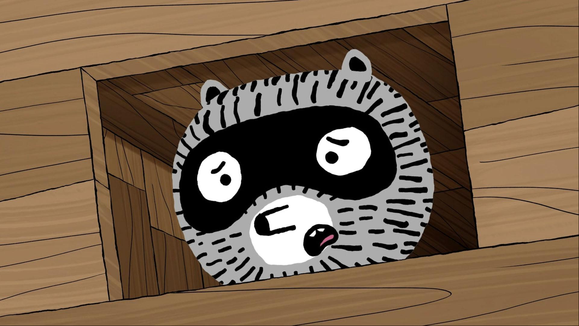 Carl panics when he realizes he trapped himself inside his tree fort.