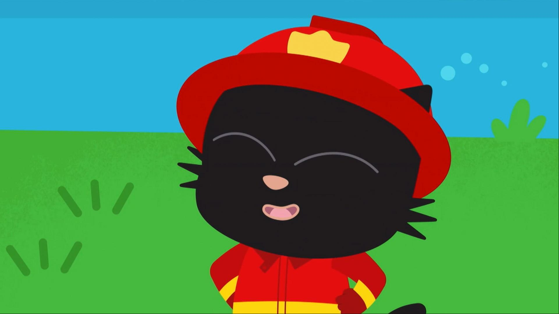 Milo, Lofty and Lark become heroic fire fighters so Chief Tyrone can be honored at the palace.