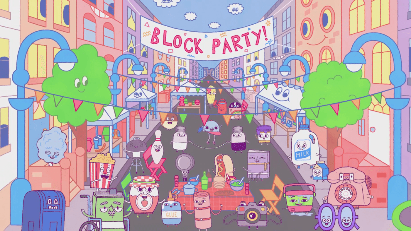 Watt and Windy sing a cool summertime jam about a local block party in Brickland.