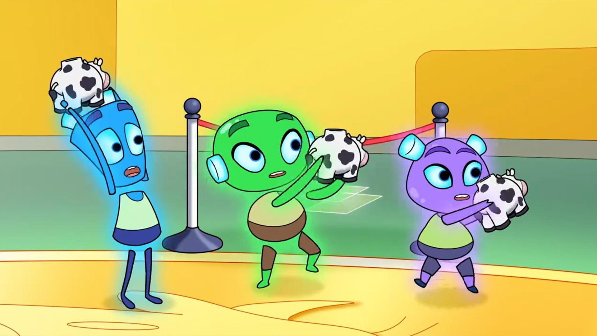 Firefighter Rae to the rescue! / Bank Teller Cora helps the Beeples with their s.