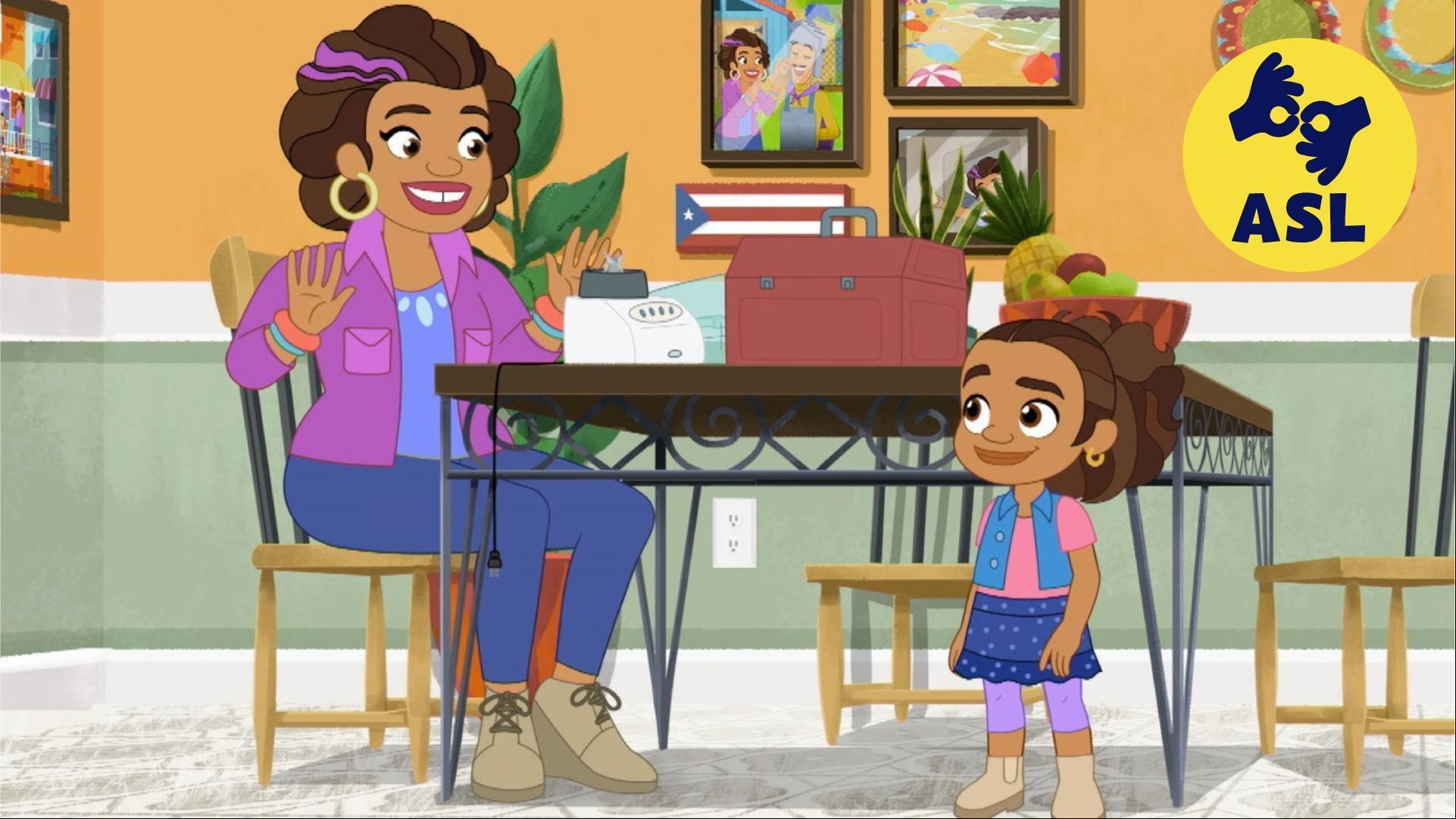 Alma and André help Junior write a story. / Alma and Eddie surprise Nestor and Gloria.