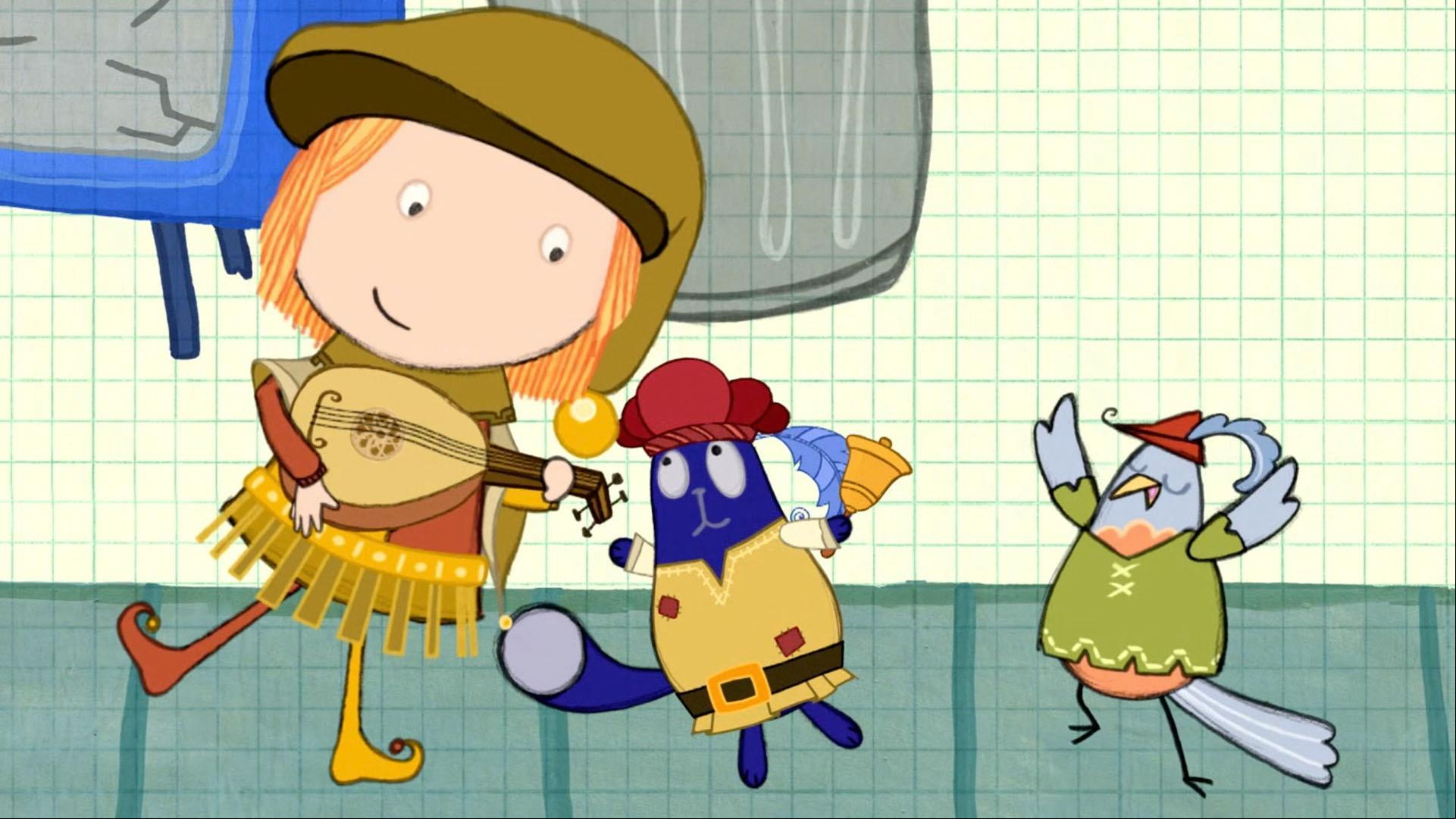 The sheriff wakes up and sings about his love of knicknacks.