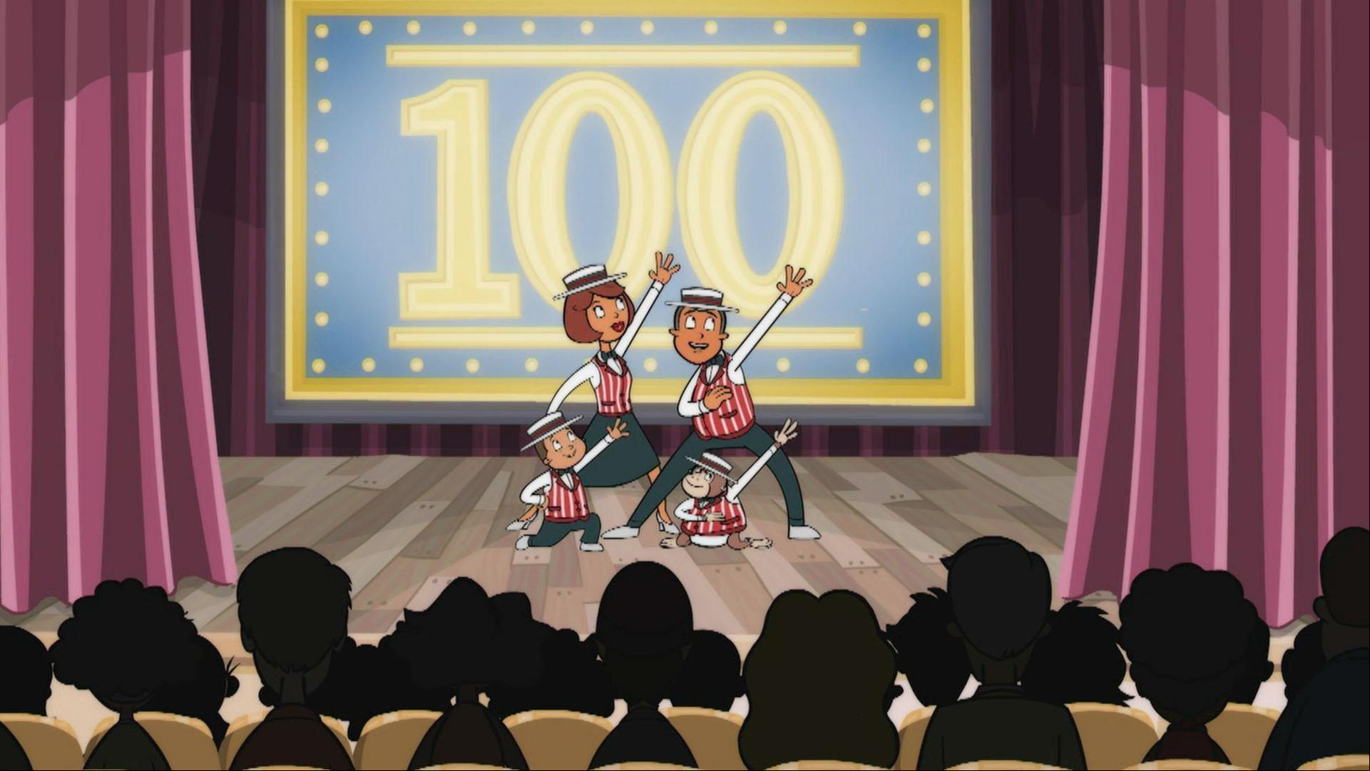 The city has a Barbershop Quartet Competition. / Becky and Bob  the City Scout Troop.