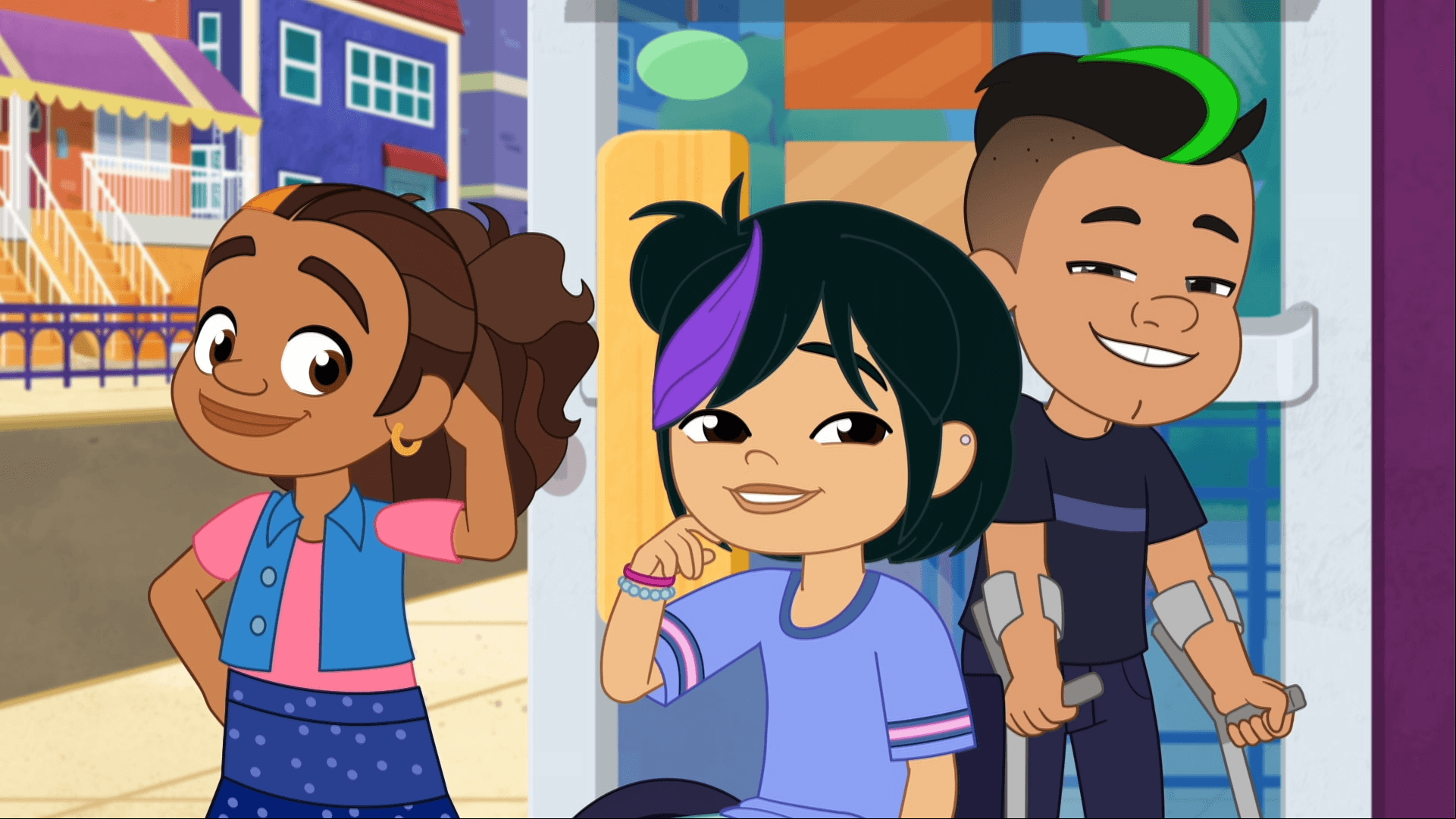 A cow is on the loose in the Bronx. / Alma and her friends copy Lucas’ new hairstyle.