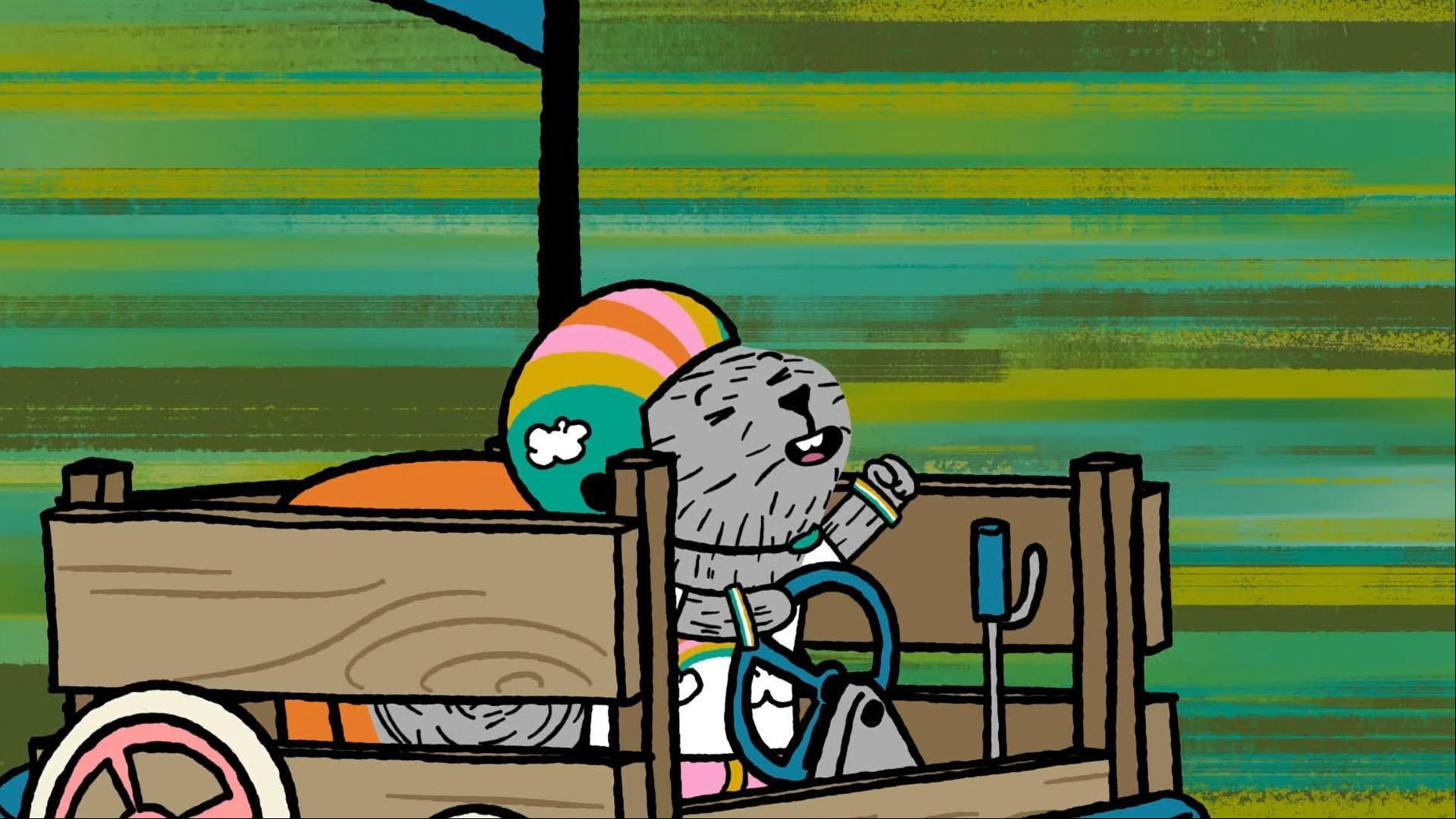 Forrest can't wait to try everything at the Fuzzytown Friends Picnic.