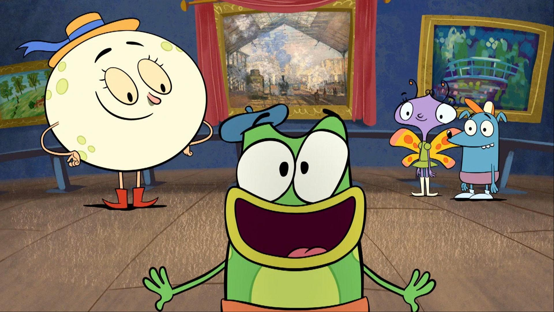 Luna sings a song about impressionist painting.