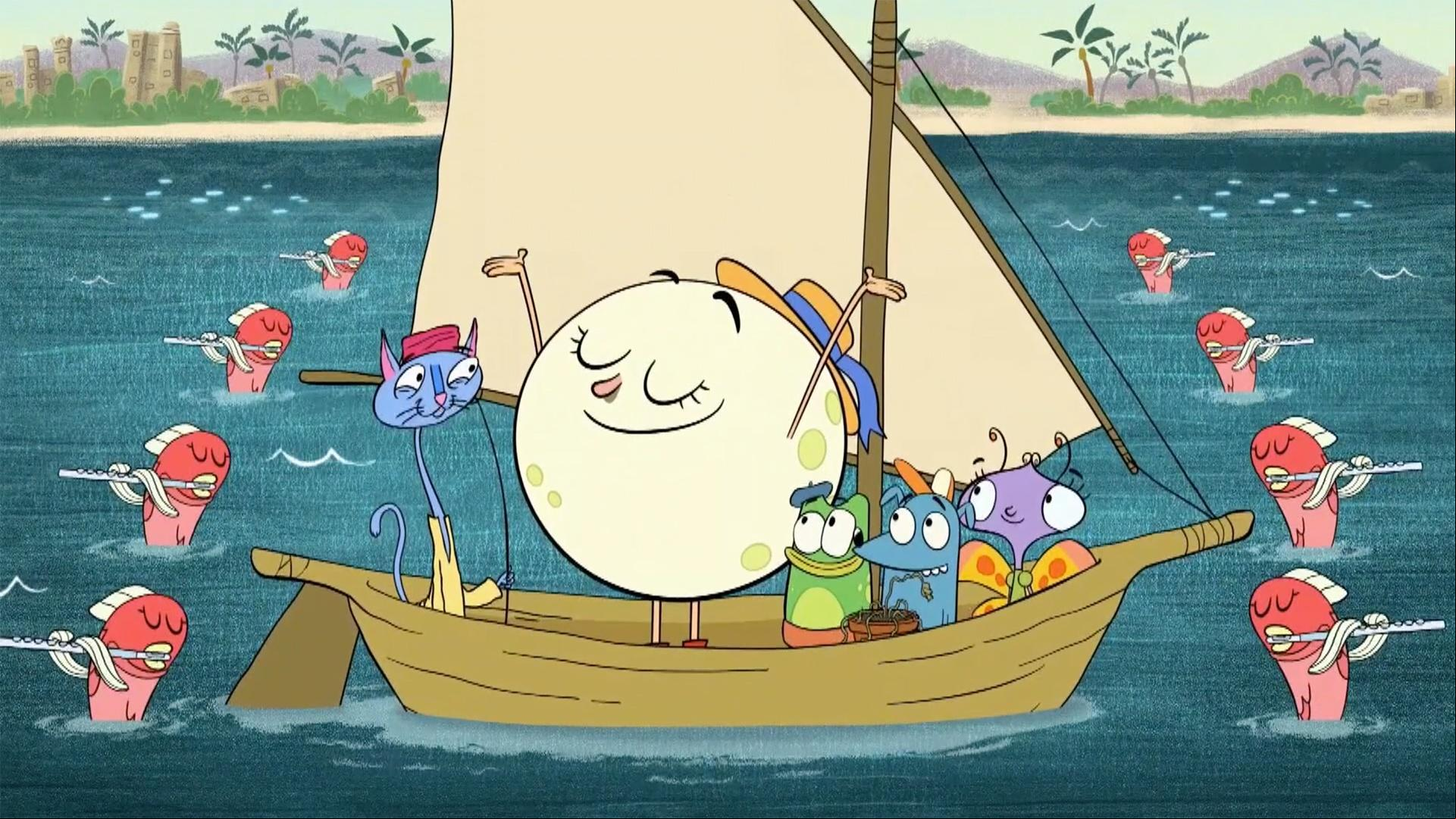 Luna sings about the Nile River and its importance to Egypt.