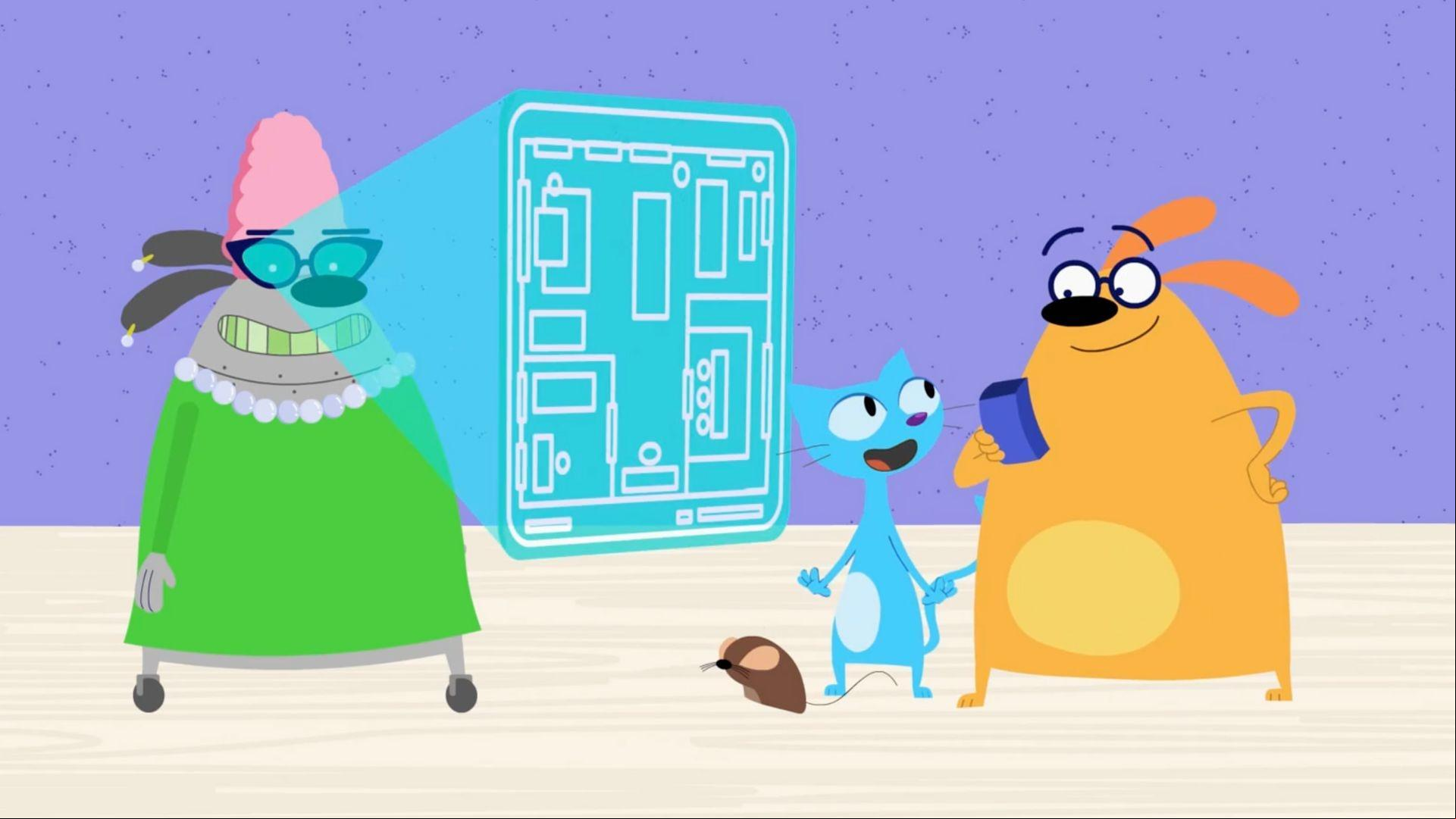 Ruff and Lupine meet an unusual robot, powered by artificial intelligence.