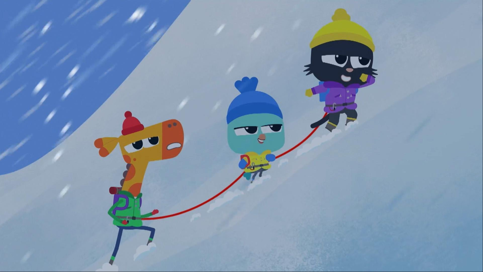 Milo, Lofty and Lark are thrilled by tales of Commander Cottontail’s daring expeditions.