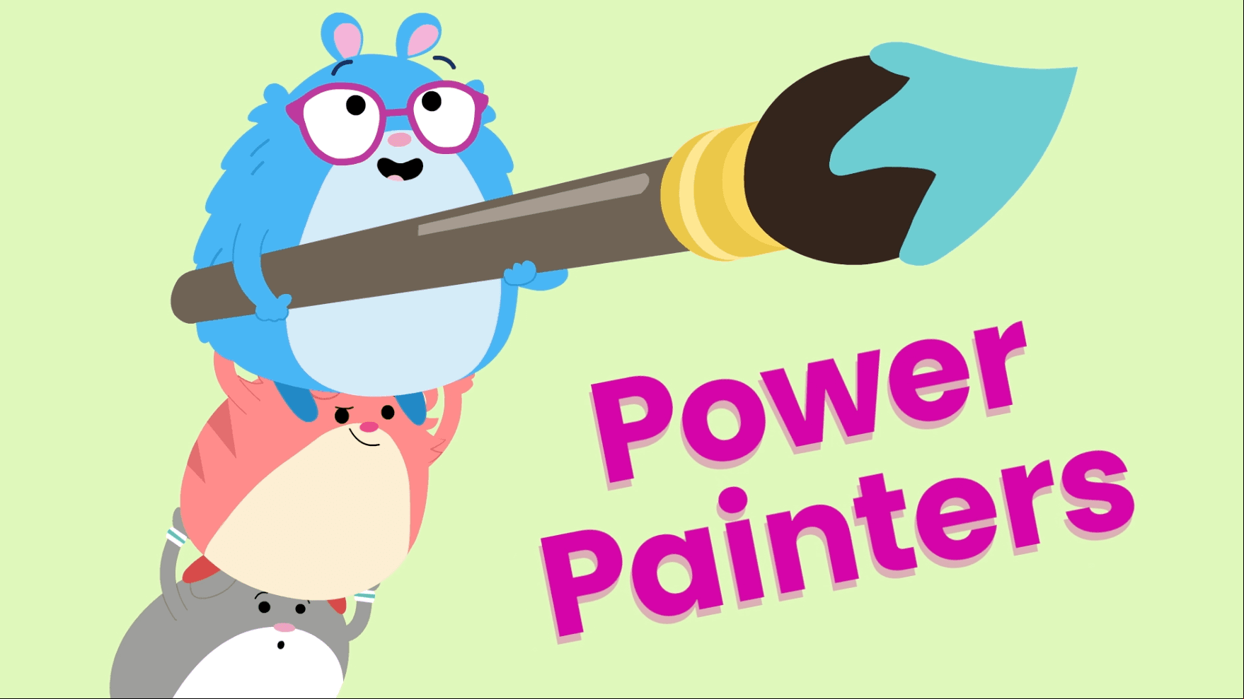 Janitor Ruff accidentally messed up some paintings, and the hamsters have to fix them!