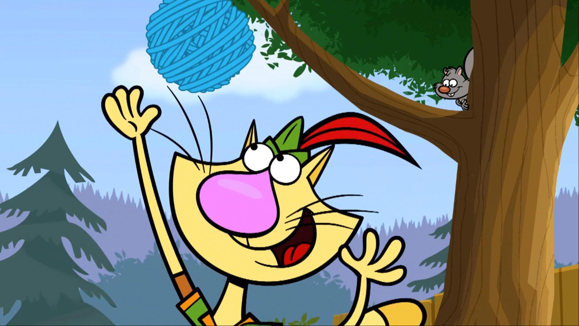 Nature Cat is waiting to see something “unbelievably incredibly amazingly Nature Cat-y!”