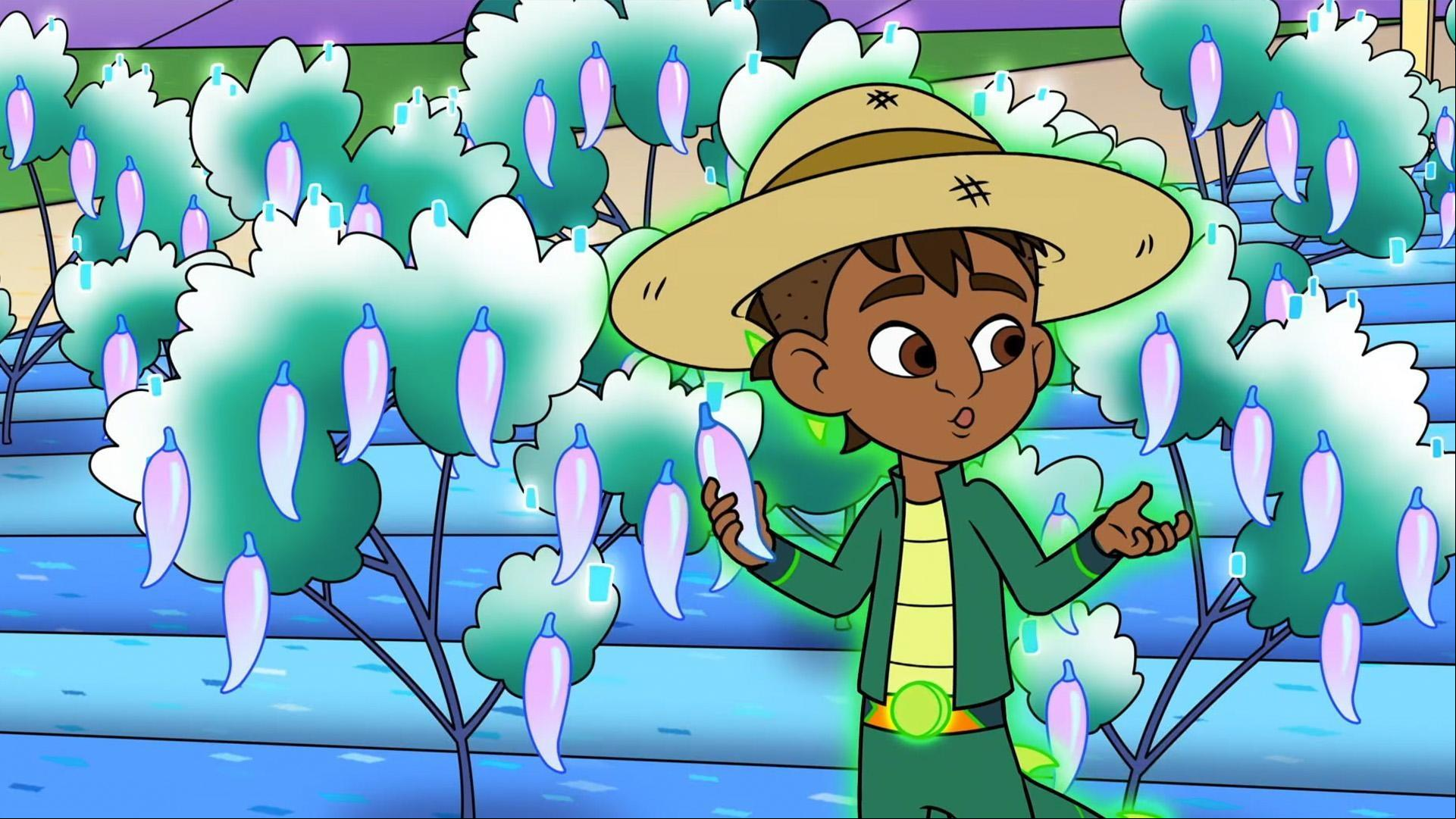 Farmer Dev will need to get organized by asking the Beeples questions about harvesting crops.