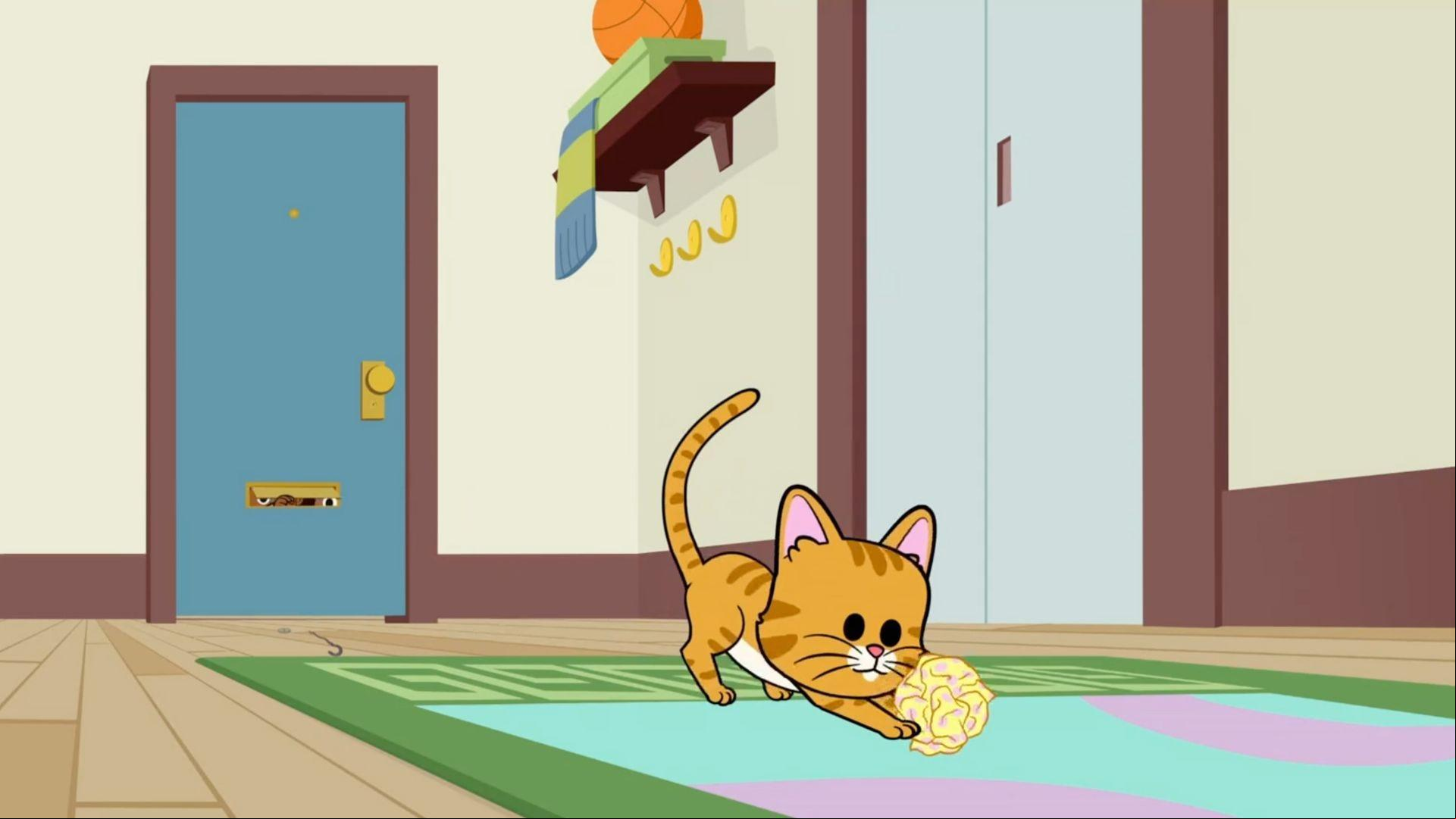 Lyla and Luke use a gum wrapper to distract Kibbles and rescue Everett's coin.