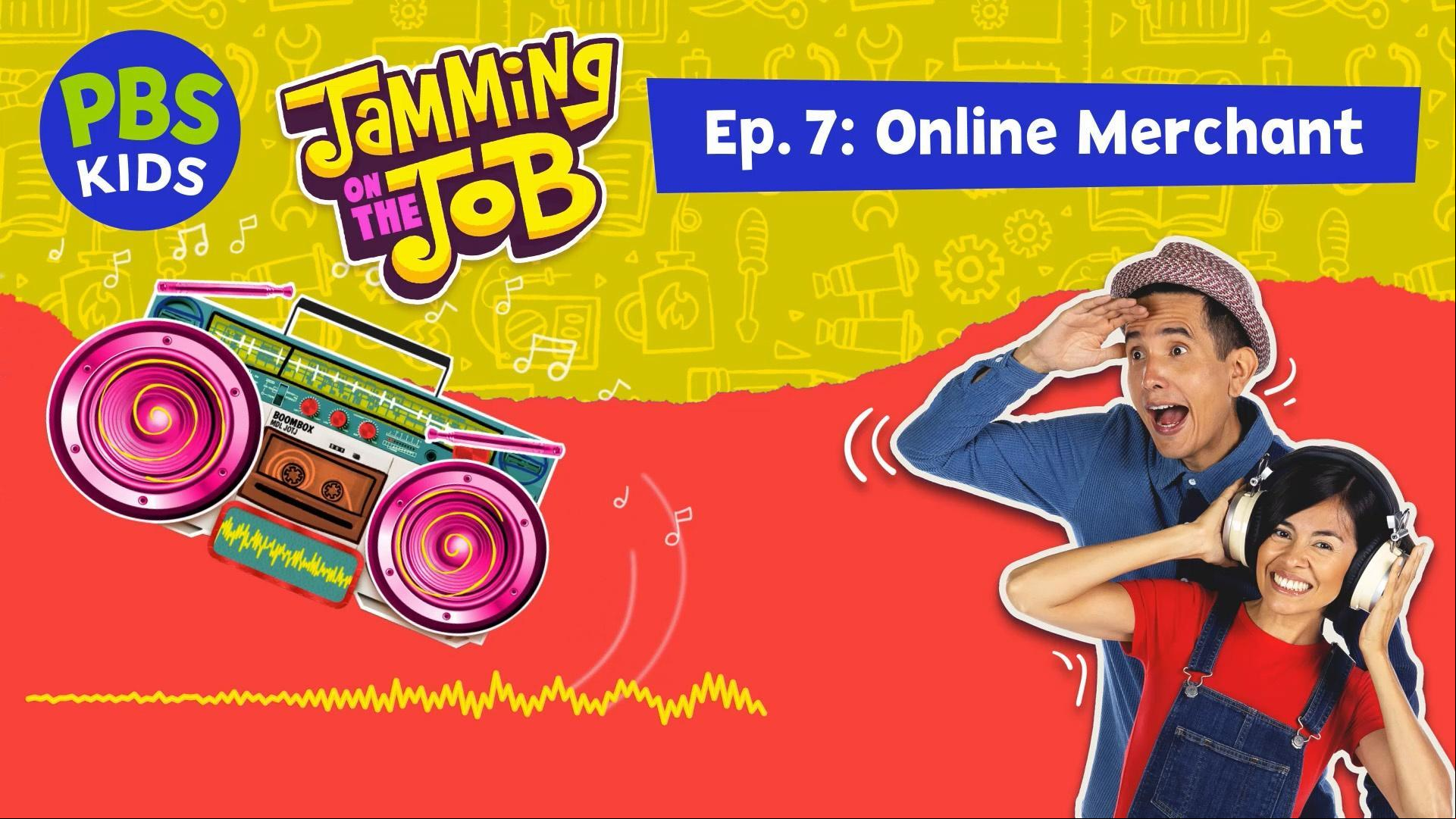 An Online Merchant helps Christina and Andrés set up an online store for their merch.