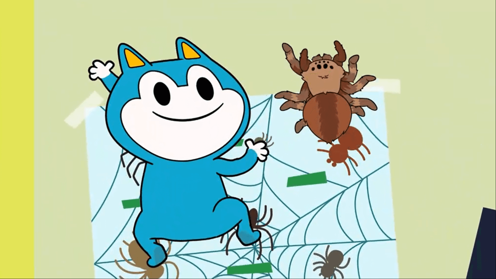 Lyla meets Ale's pet tarantula Hairy for the first time.