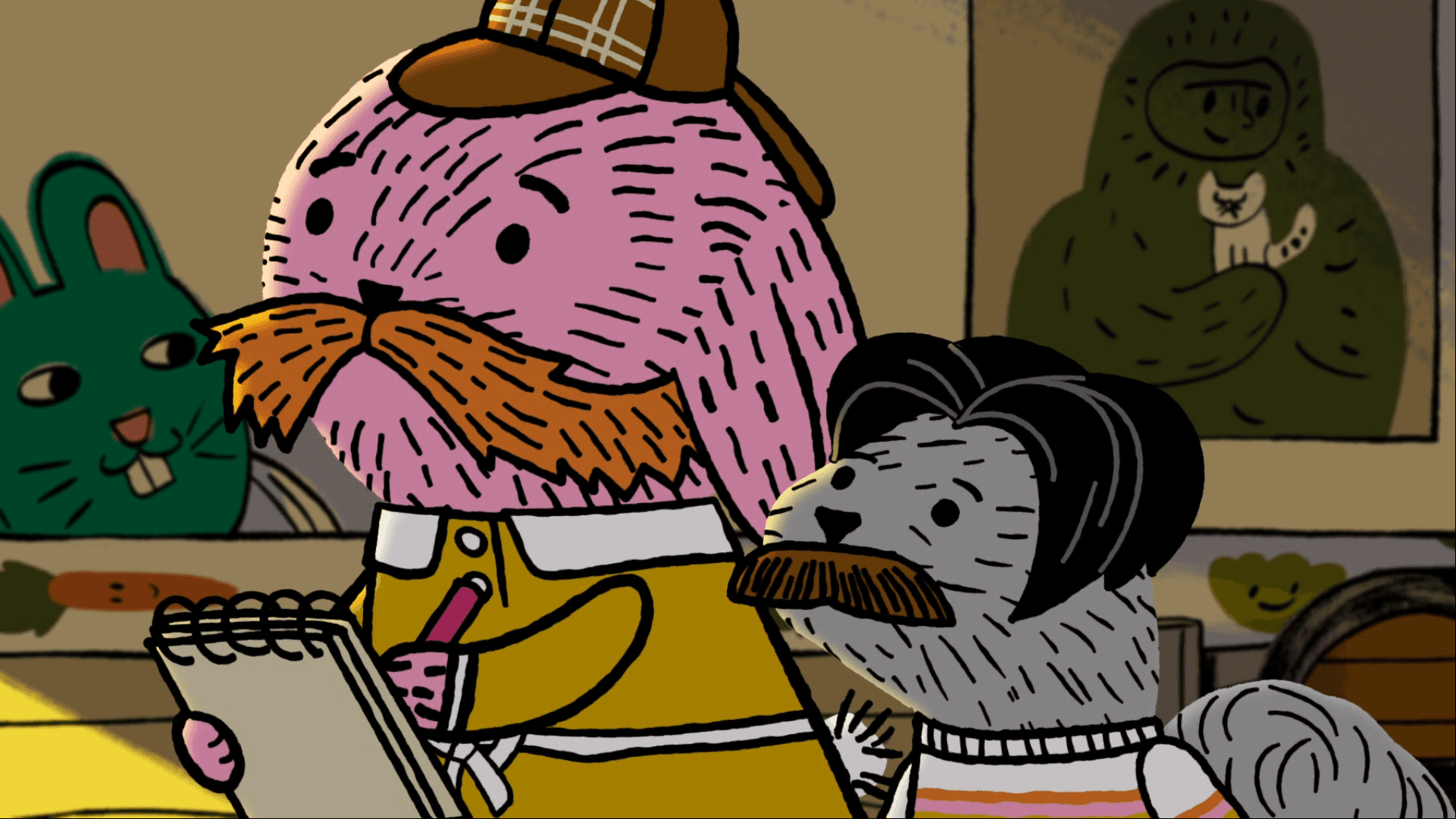 The Lost and Found Detectives look for clues to try and help find Carl's lost yo-yo.