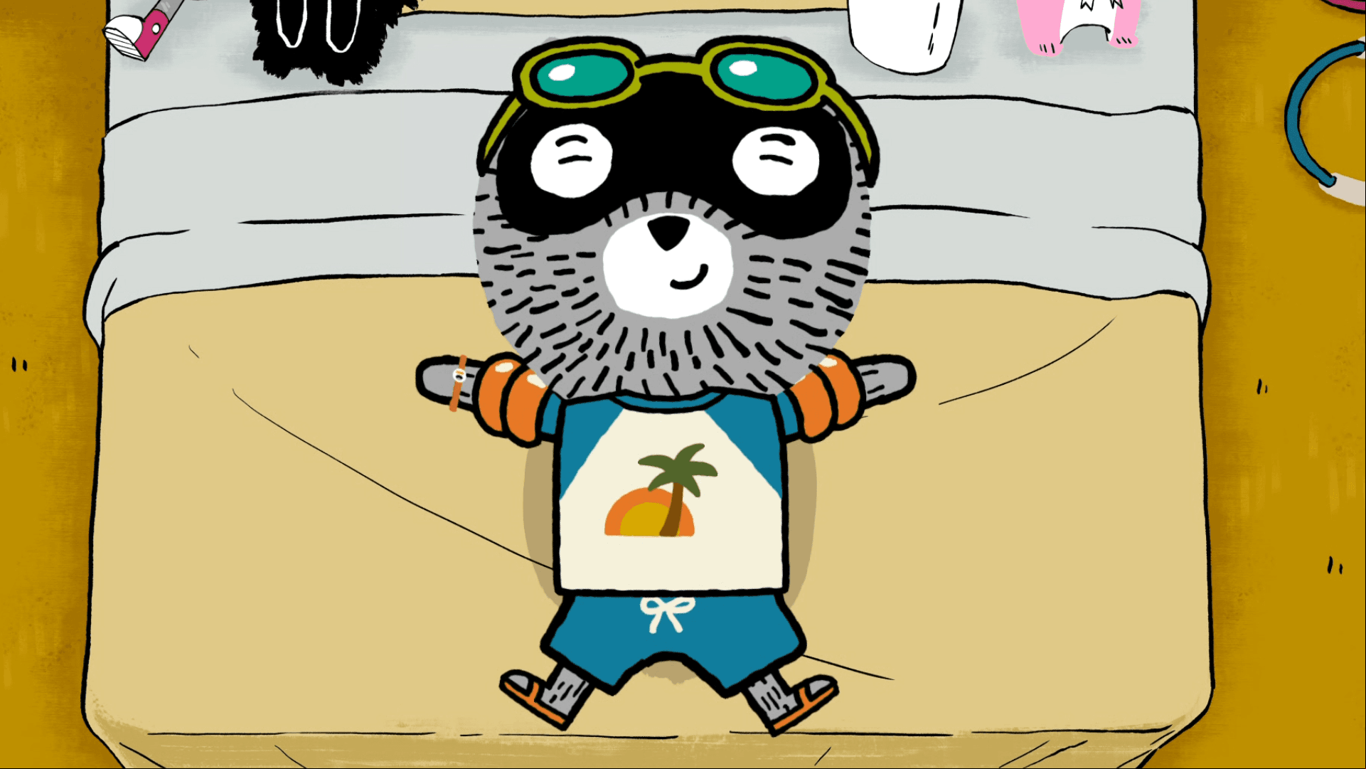 Carl had a pool day planned with his friends, but now it's raining and the day is ruined!