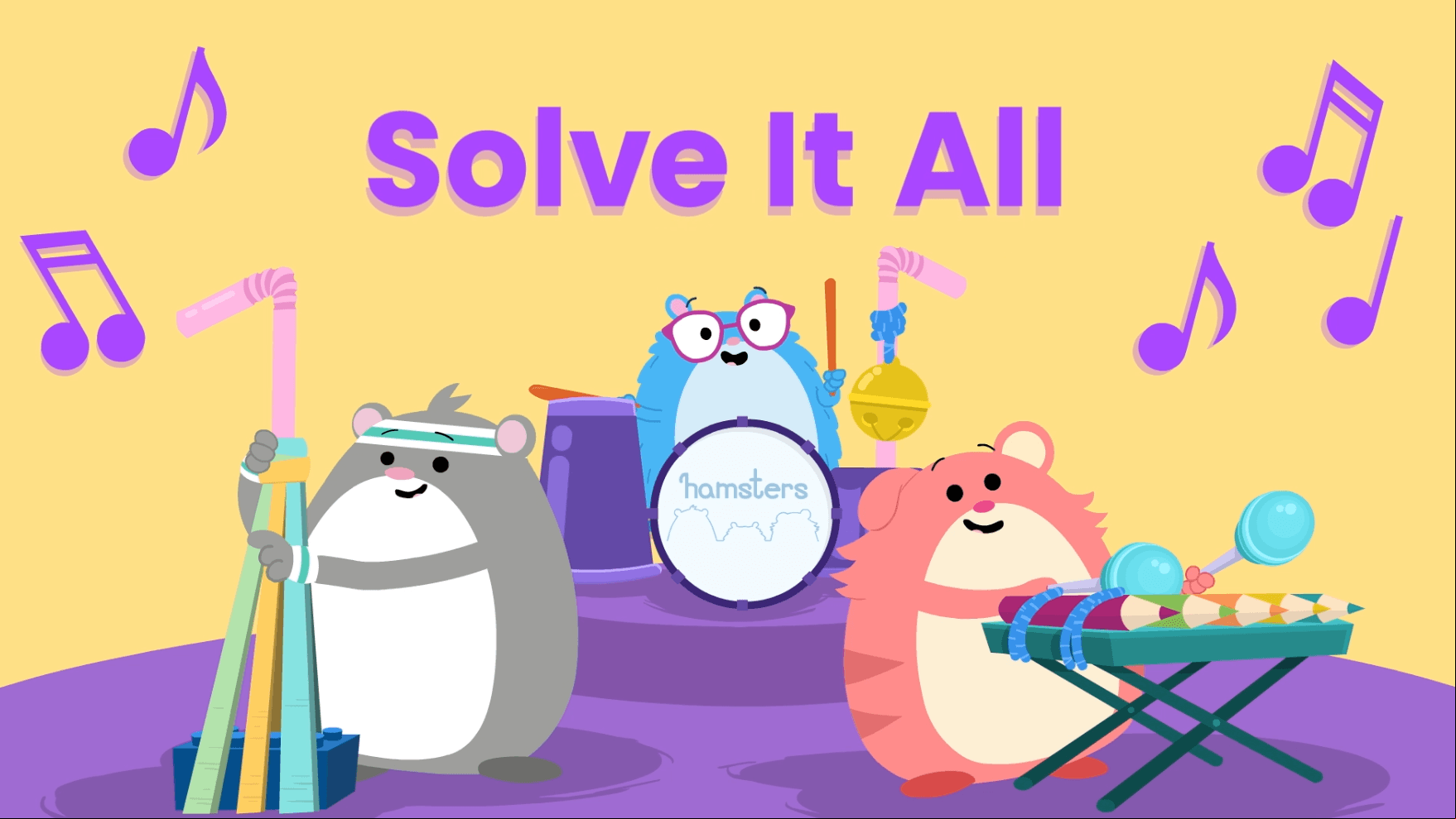 The hamsters sing about the design process and try to retrieve a special art project.