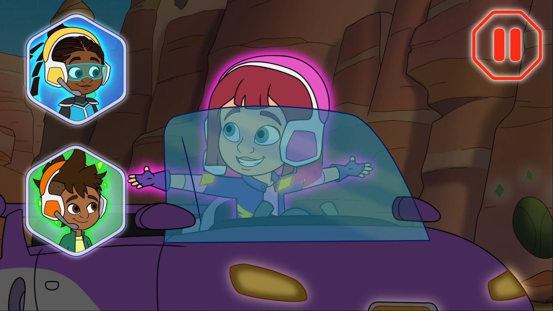 When Rae is driving a race car, she learns that she can use “Self-Talk” to help her stay “Focused”.
