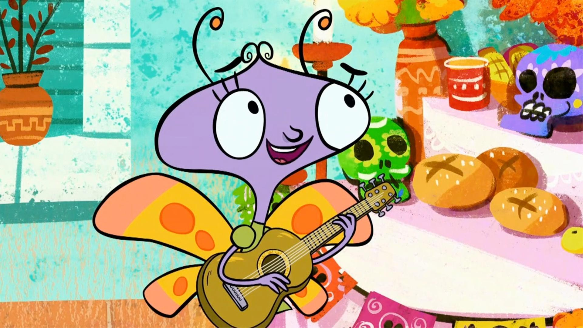 Carmen sings to her Abuela.