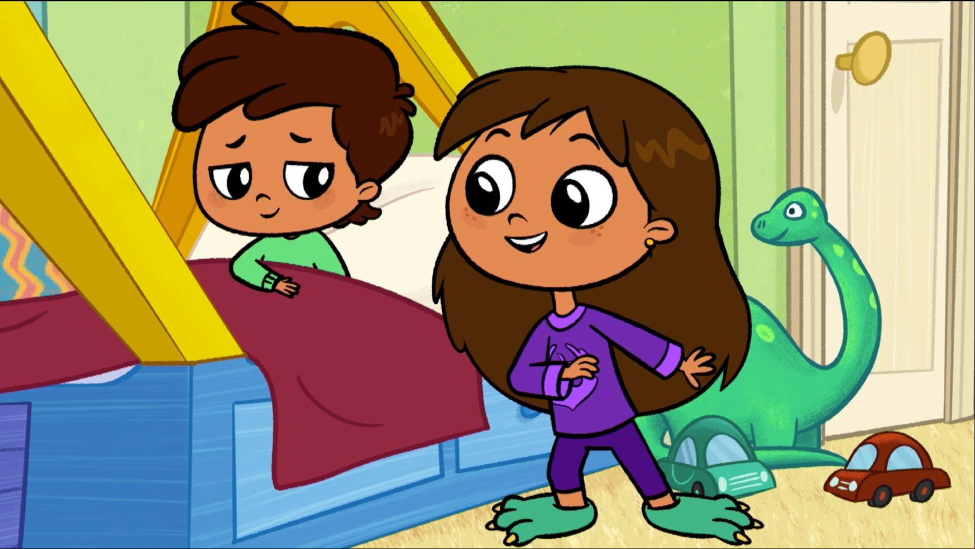 Rosie tries to make tomorrow come faster. / Rosie looks for her missing walkie talkie.