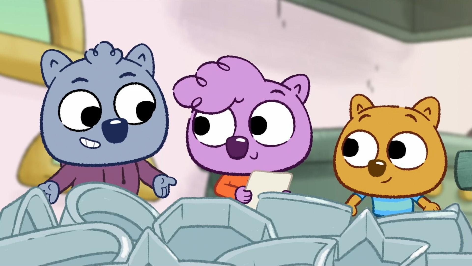 Zadie follows Ellie on her EMT calls./The Wombats bake a boat-shaped birthday cake.