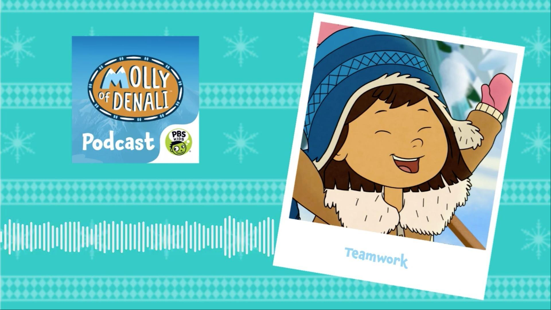 In the final episode of the season, Molly helps Elijah get his sled unstuck.