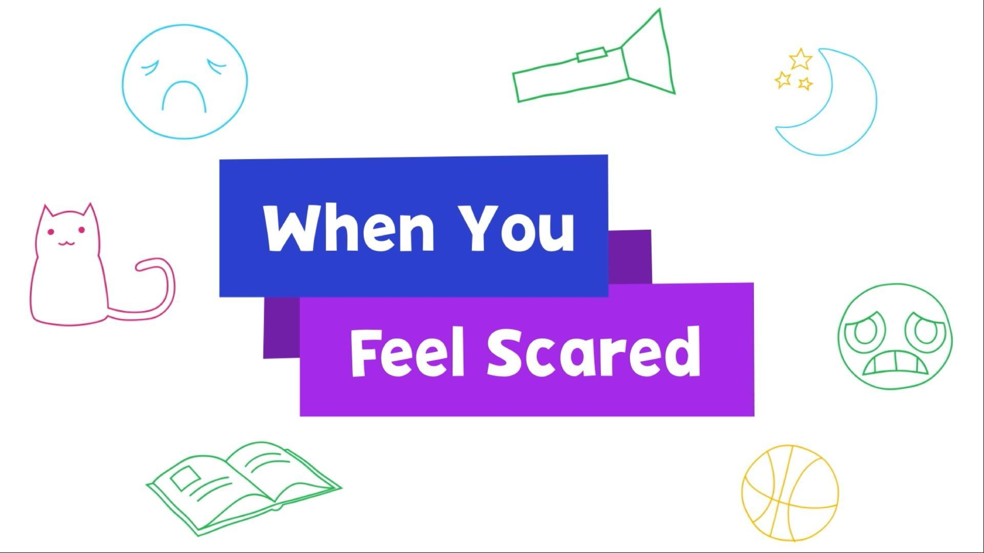 Real families sit down to have conversations about what helps when they feel scared.
