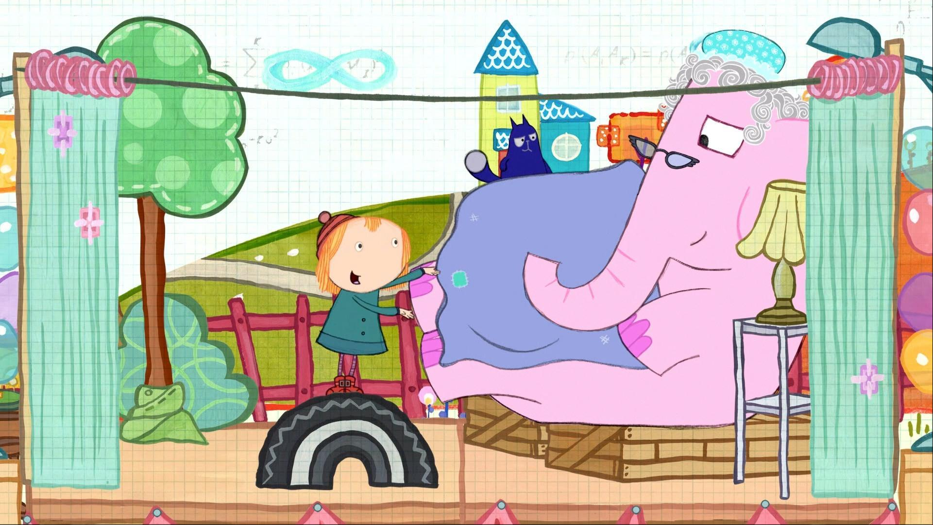 Peg and Cat sing a song about how all shapes and sizes are good.