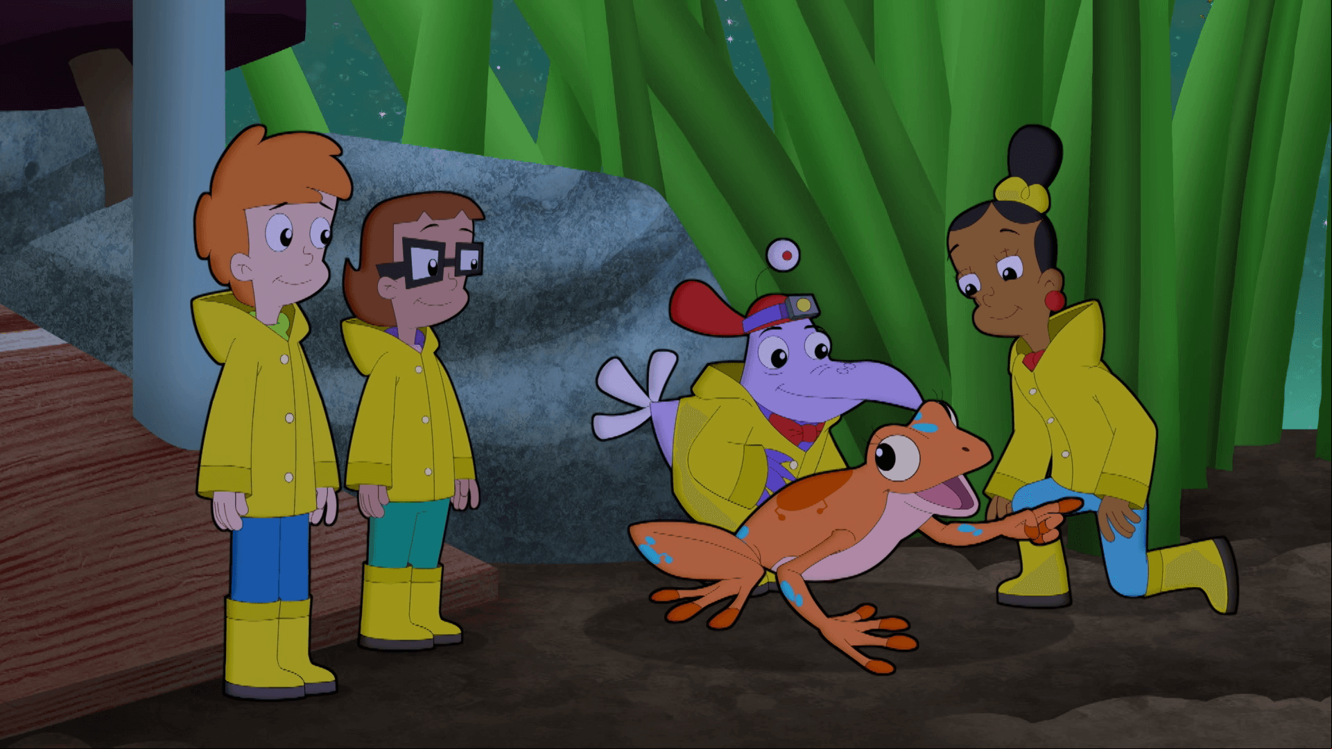 The CyberSquad rescues s and continues the migration to the vernal pond!