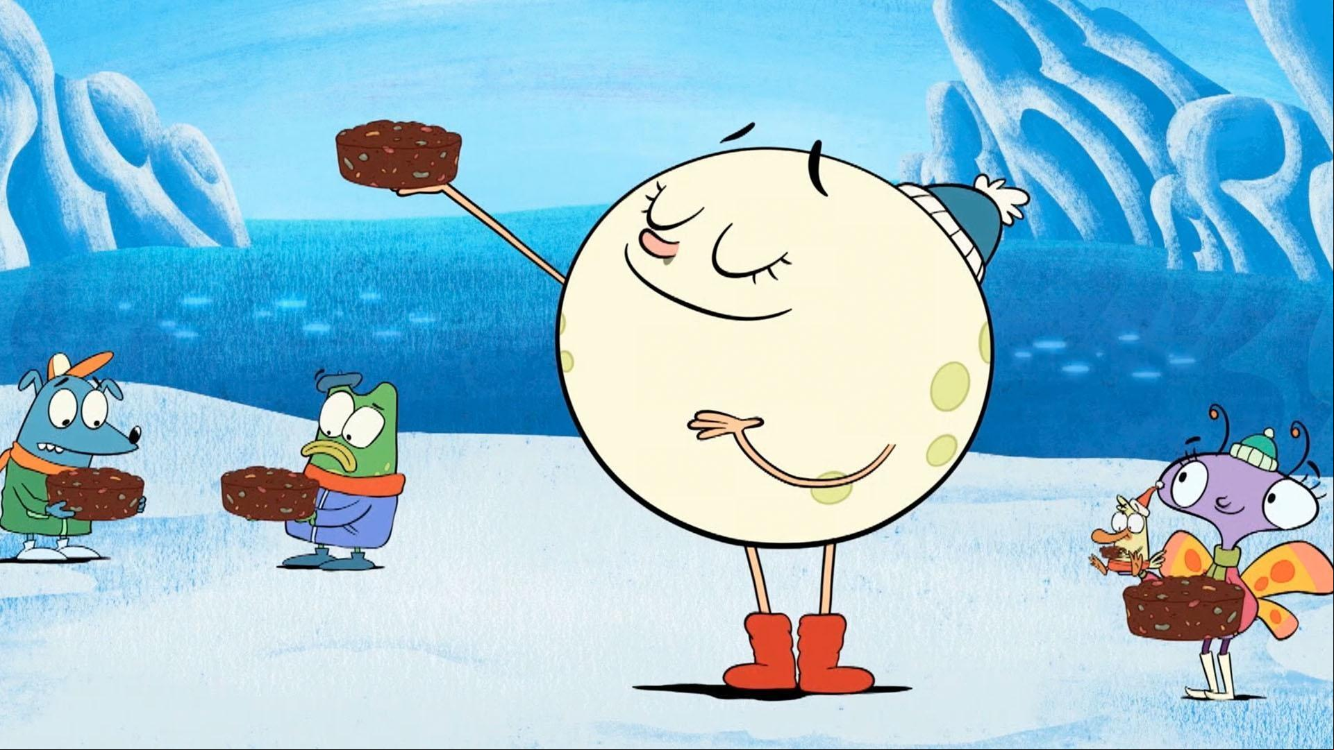 Luna sings about values of sharing and giving during Christmas.