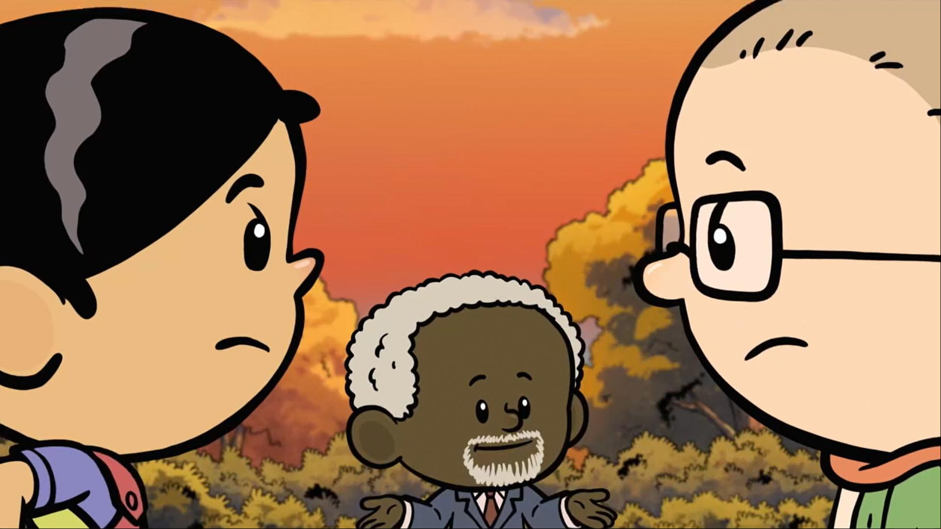 Kofi shows how compromising benefits all./The Herschels show how including others is more fun.