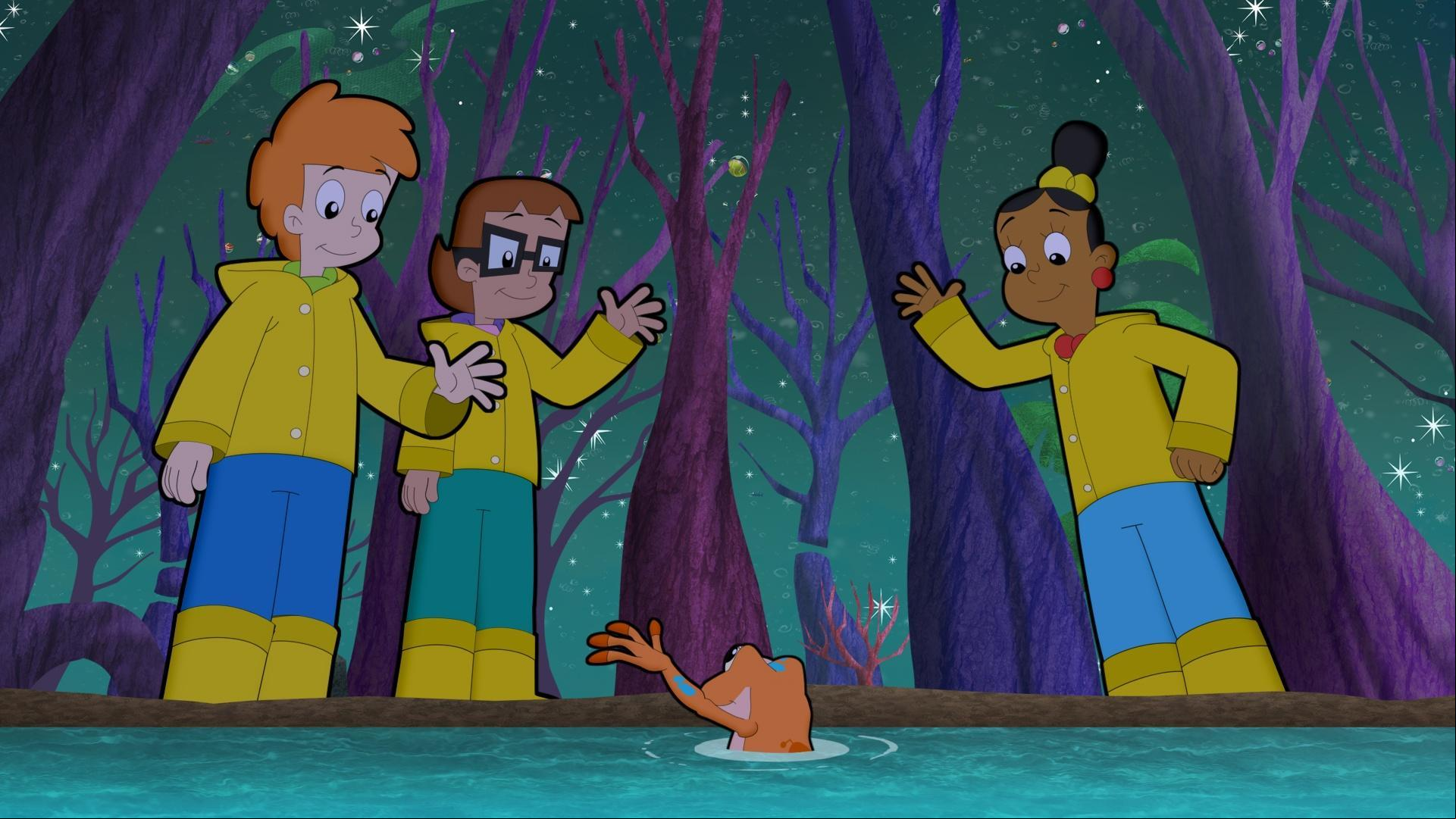 The CyberSquad gets tiny and s a cyber-amphibian's epic adventure to a vernal pond.