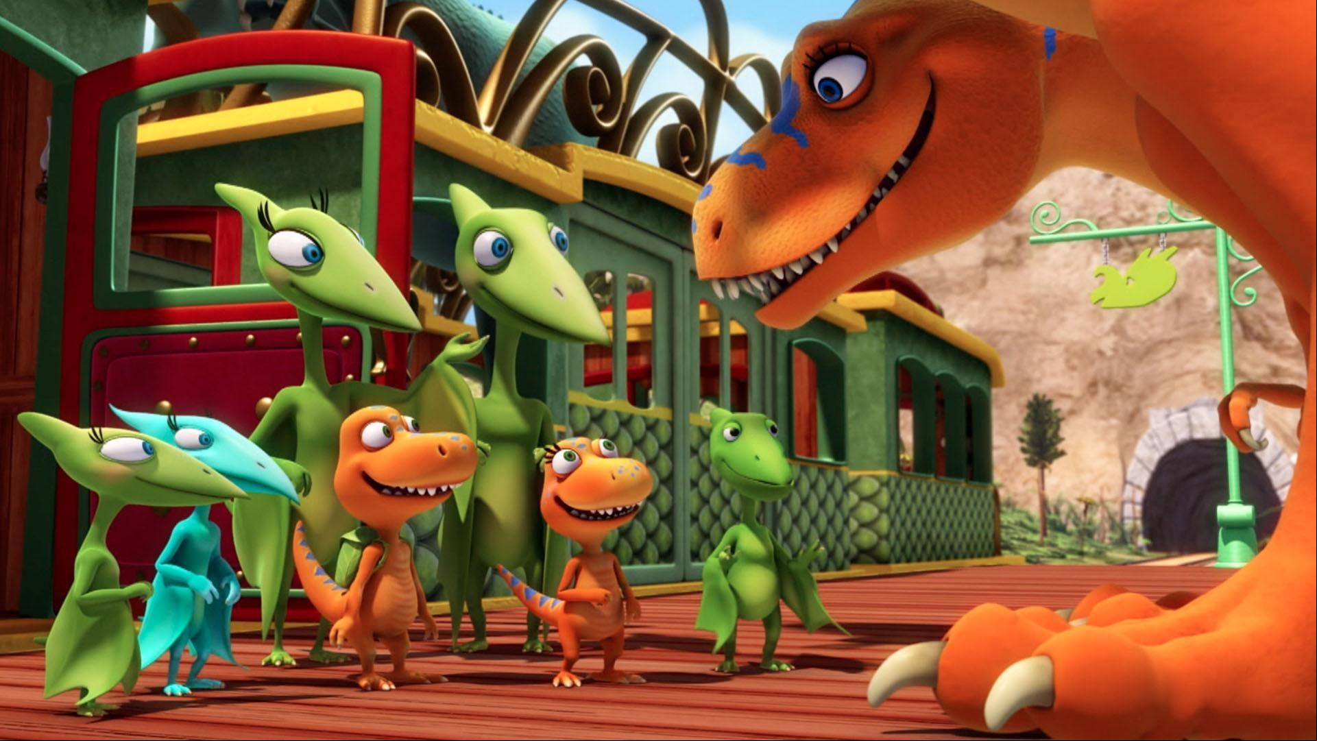 Buddy goes on migration. / The Pternanodons have their own migration.
