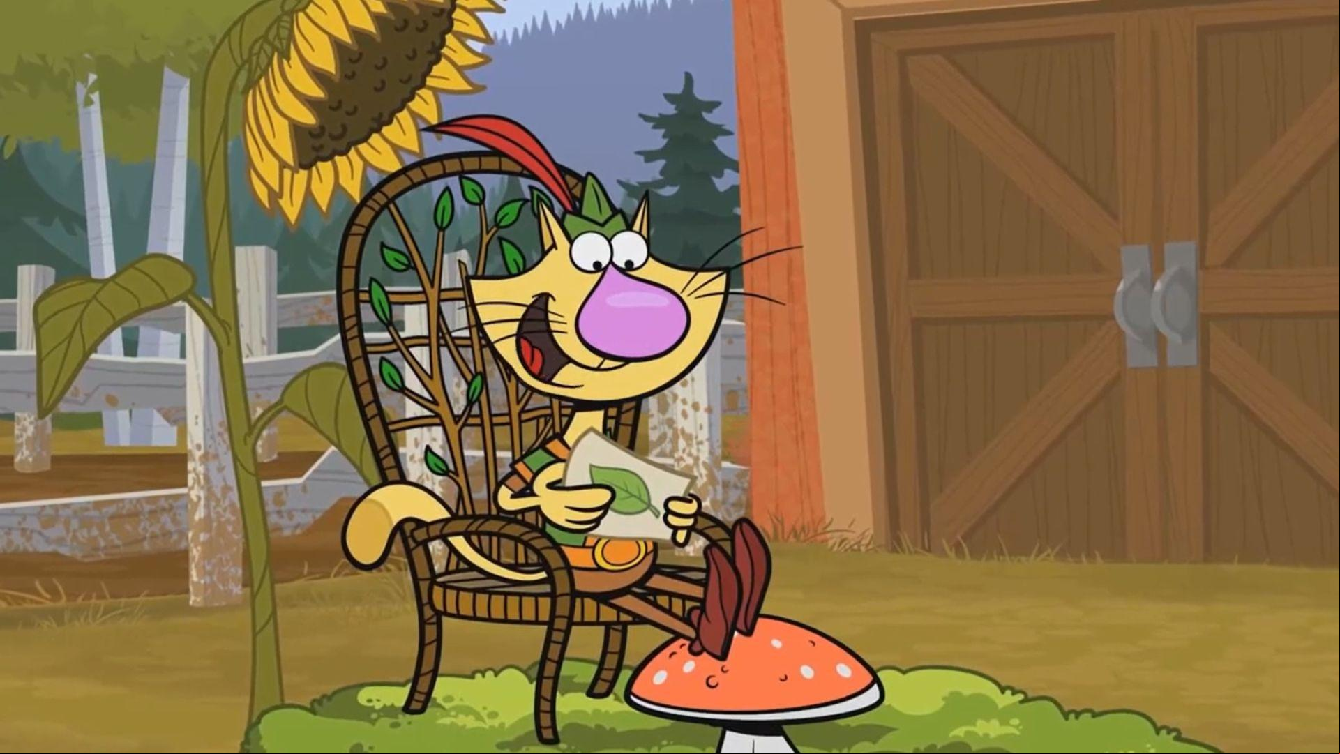 Tally ho! Nature Cat nature chats all about composting food scraps into wonderful soil!