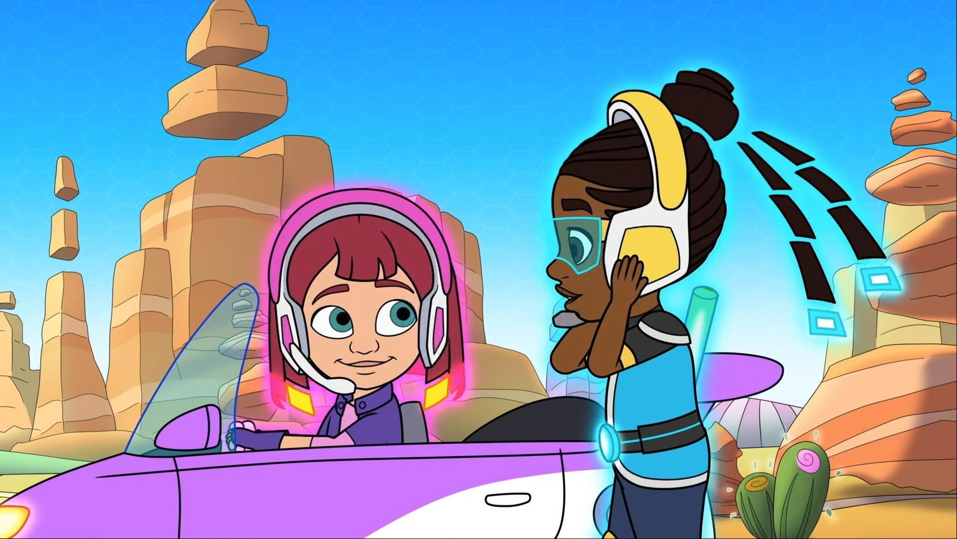 Racer Rae is excited to take on the job of Racer Car Driver in Skillsville
