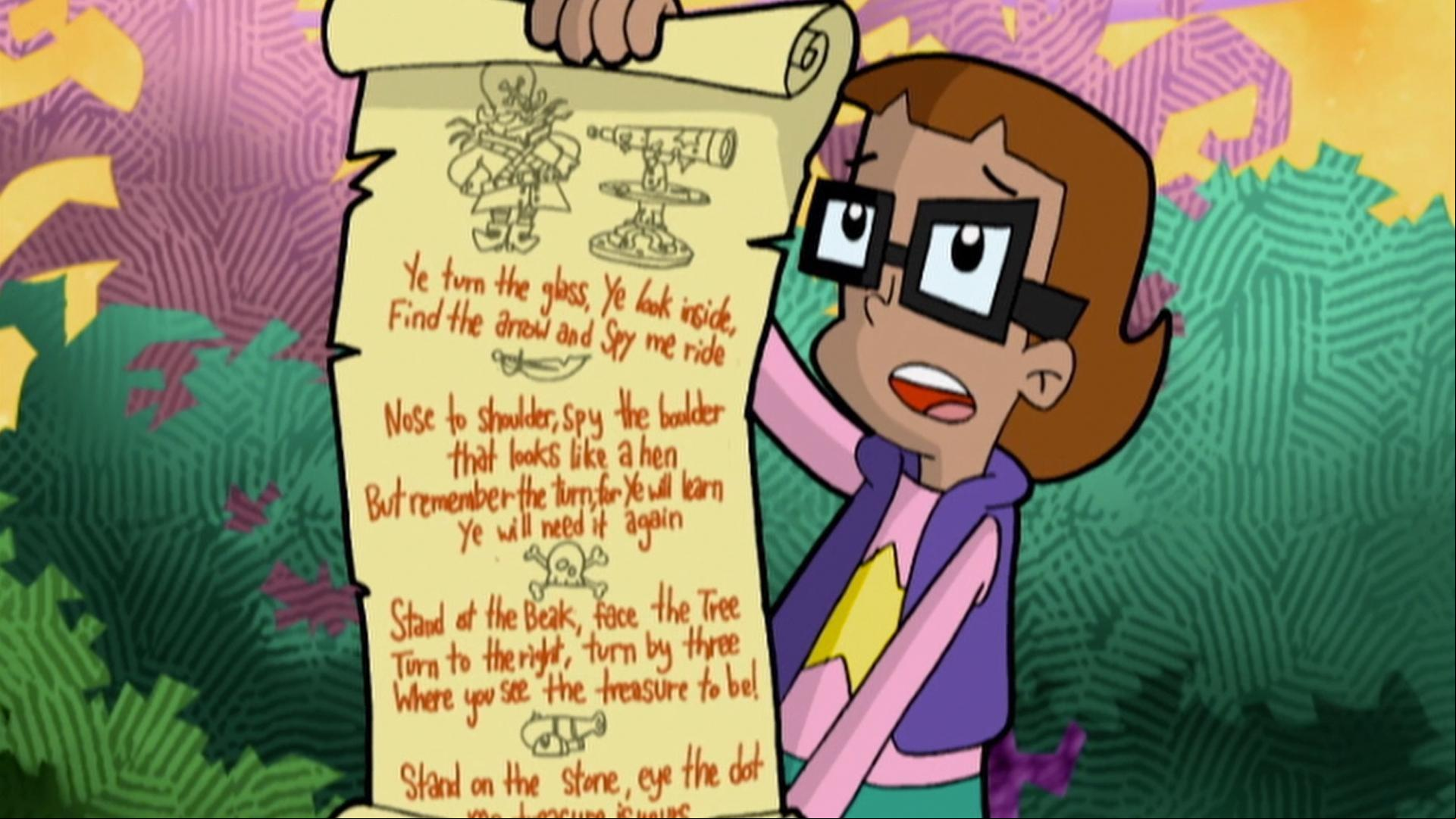 The kids race Hacker to find a powerful treasure with a strange map.