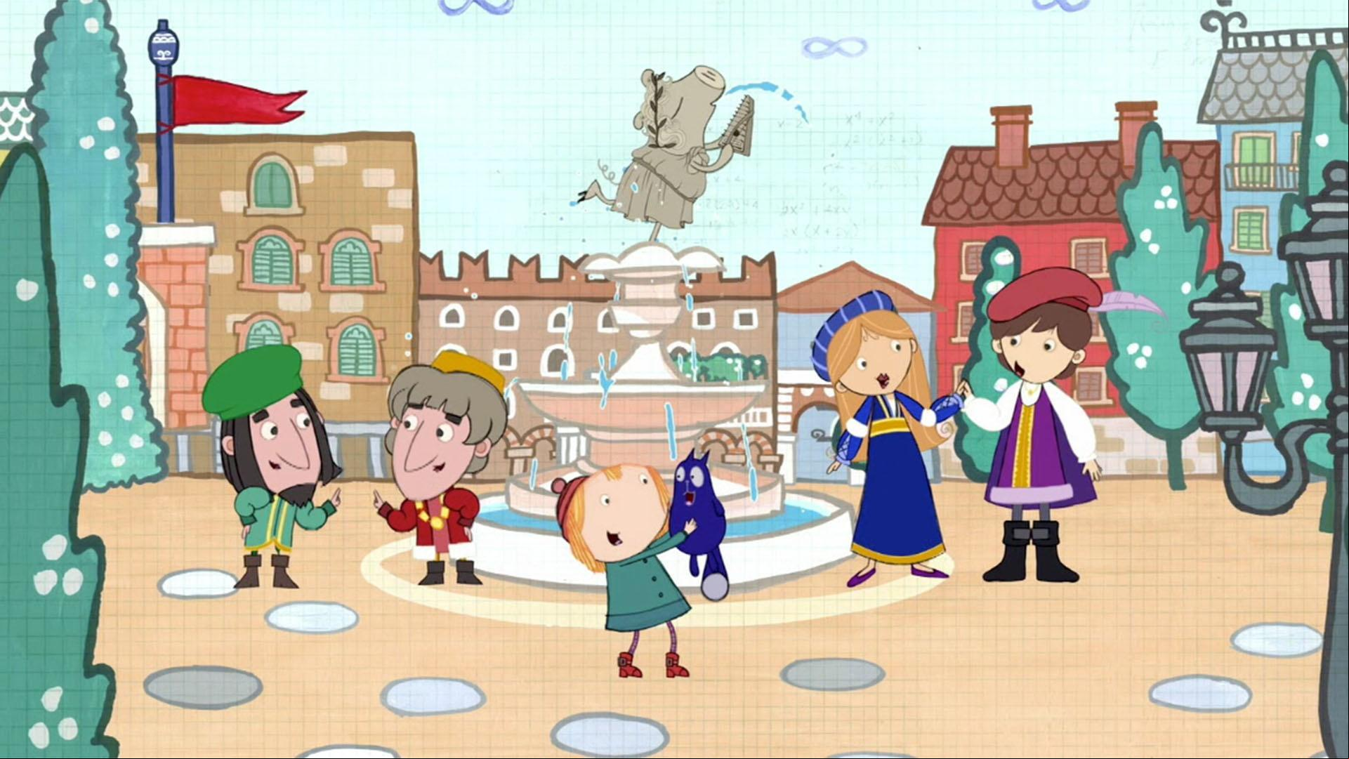 Peg is stuck in a tree and can't get down! / Romeo needs help to reach Juliet's balcony.