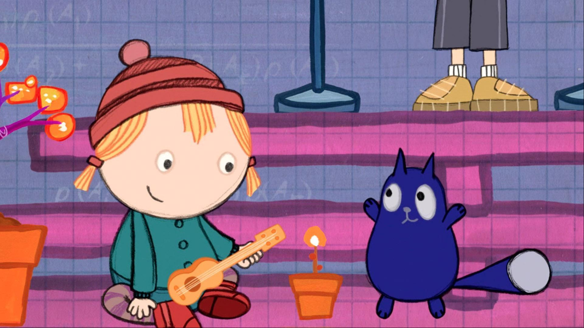 Peg and Cat sing their first ever song together.