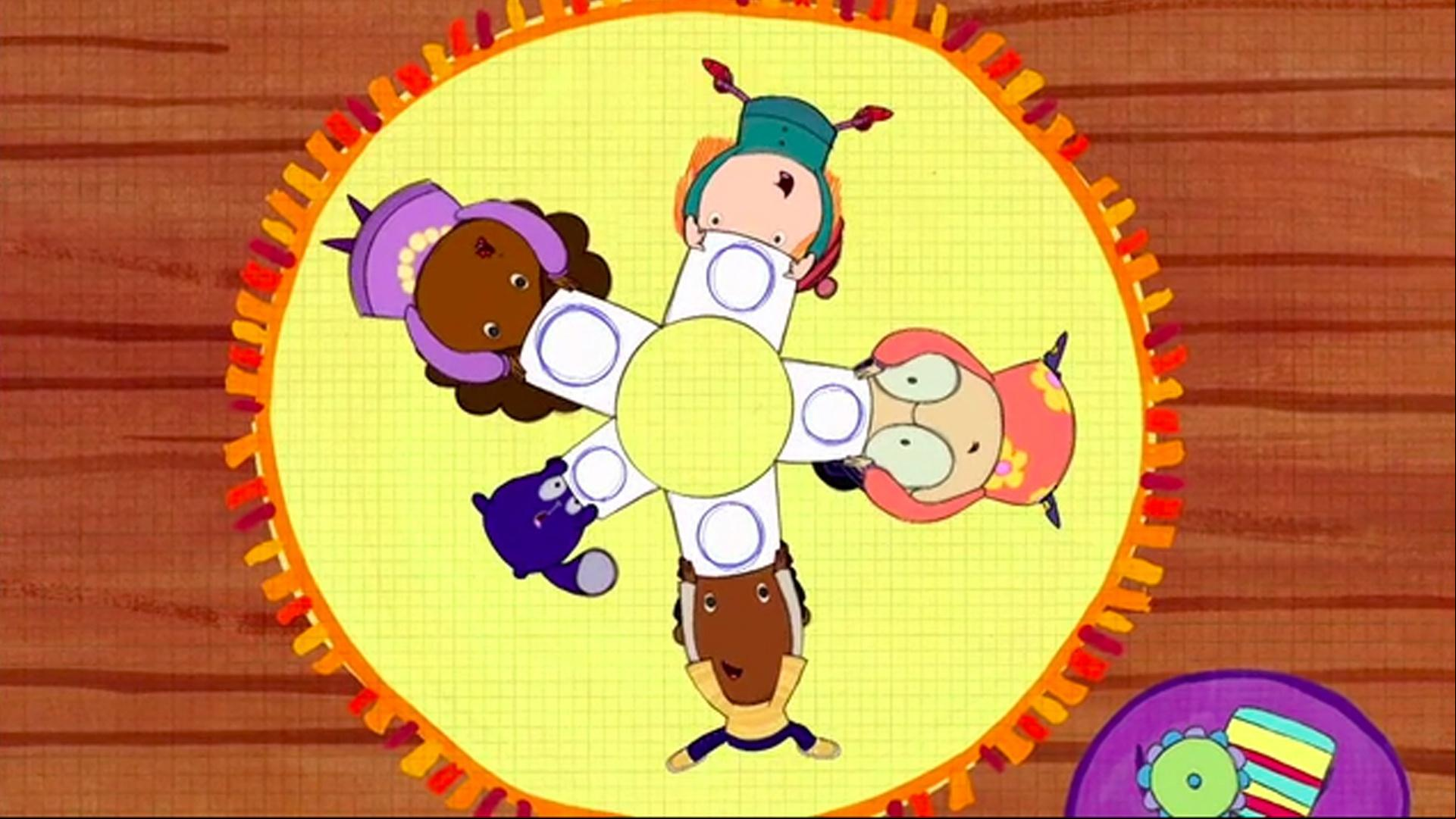Cat sings a jazzy tune about how much he likes circles.