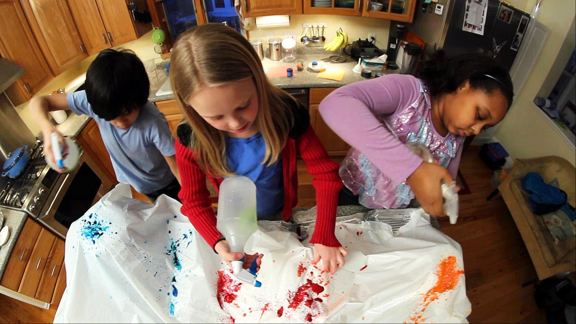 Watersheds can be hard to see, unless you make them on your kitchen counter!