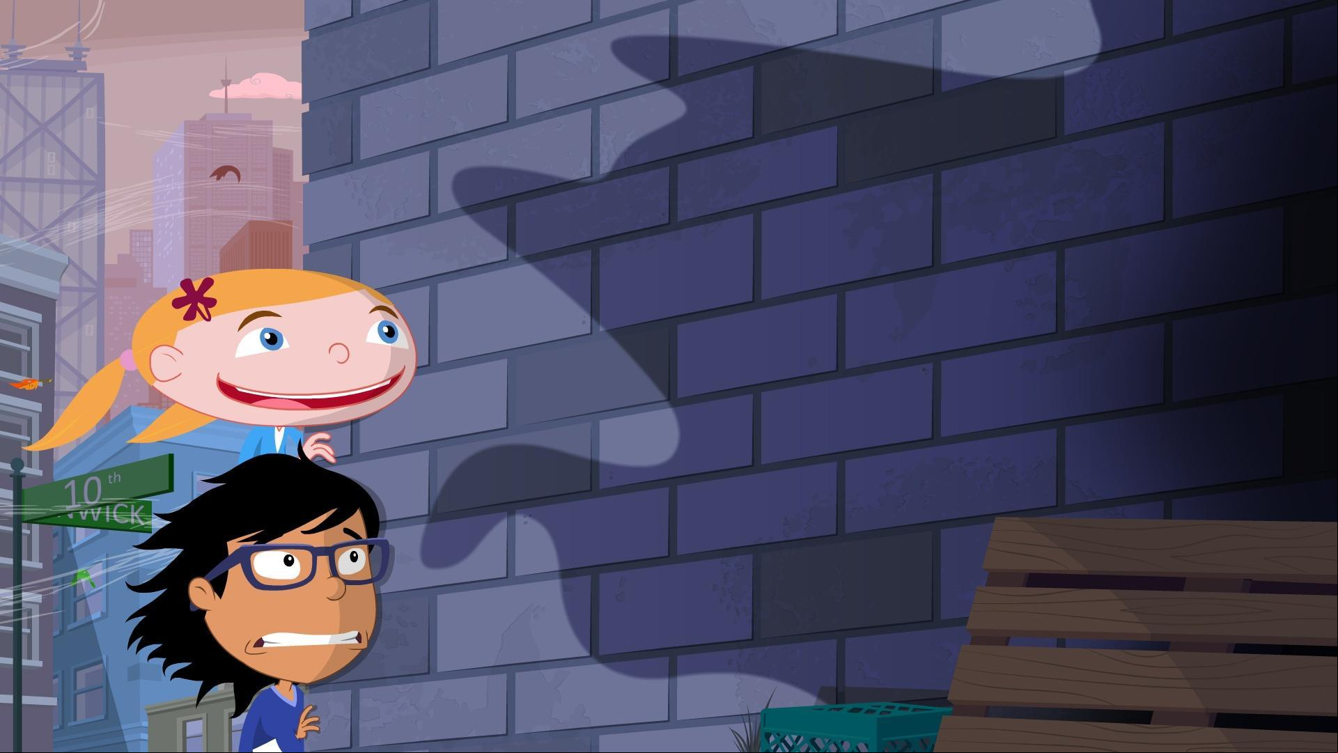 Plum is worried - seems there’s a giant fish living in the city! Could it be true?
