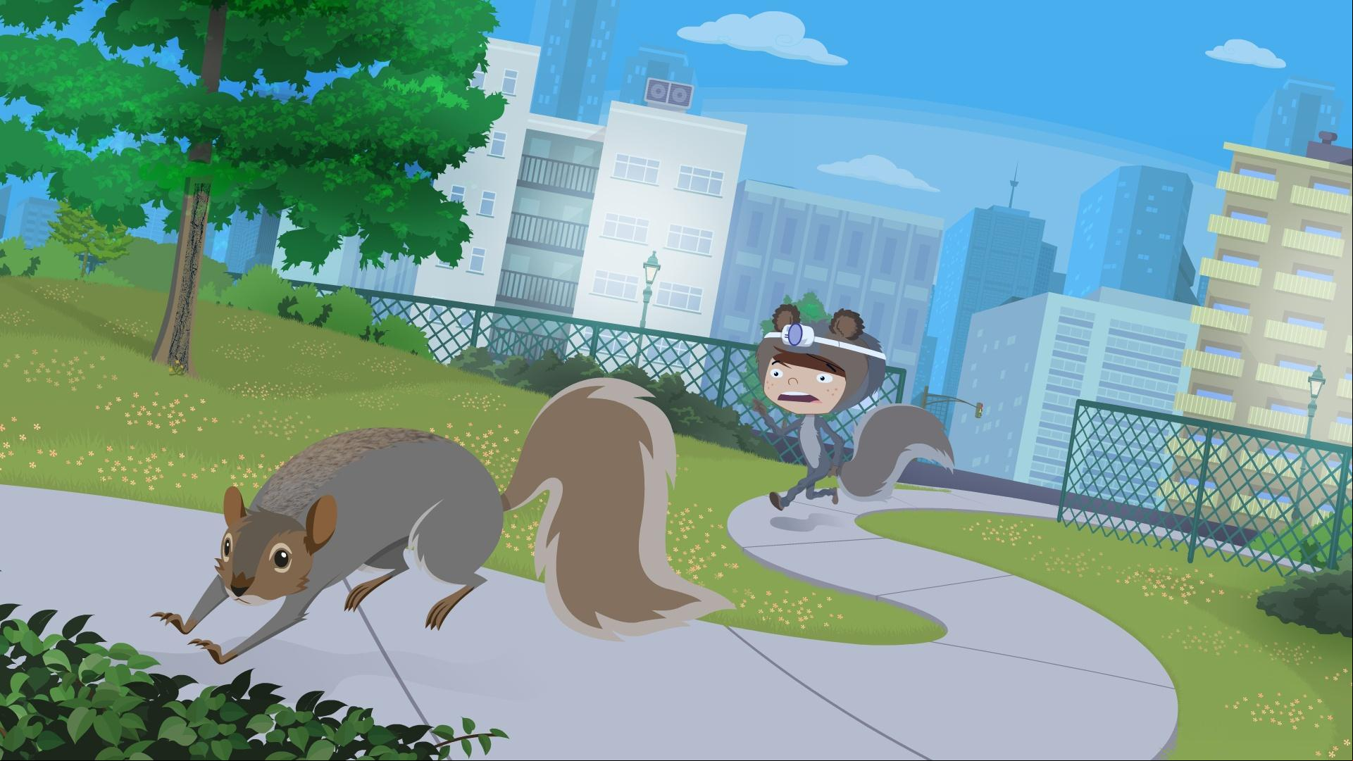 Introducing Squirrel Boy!  Cracking the mystery of where city squirrels get their water!