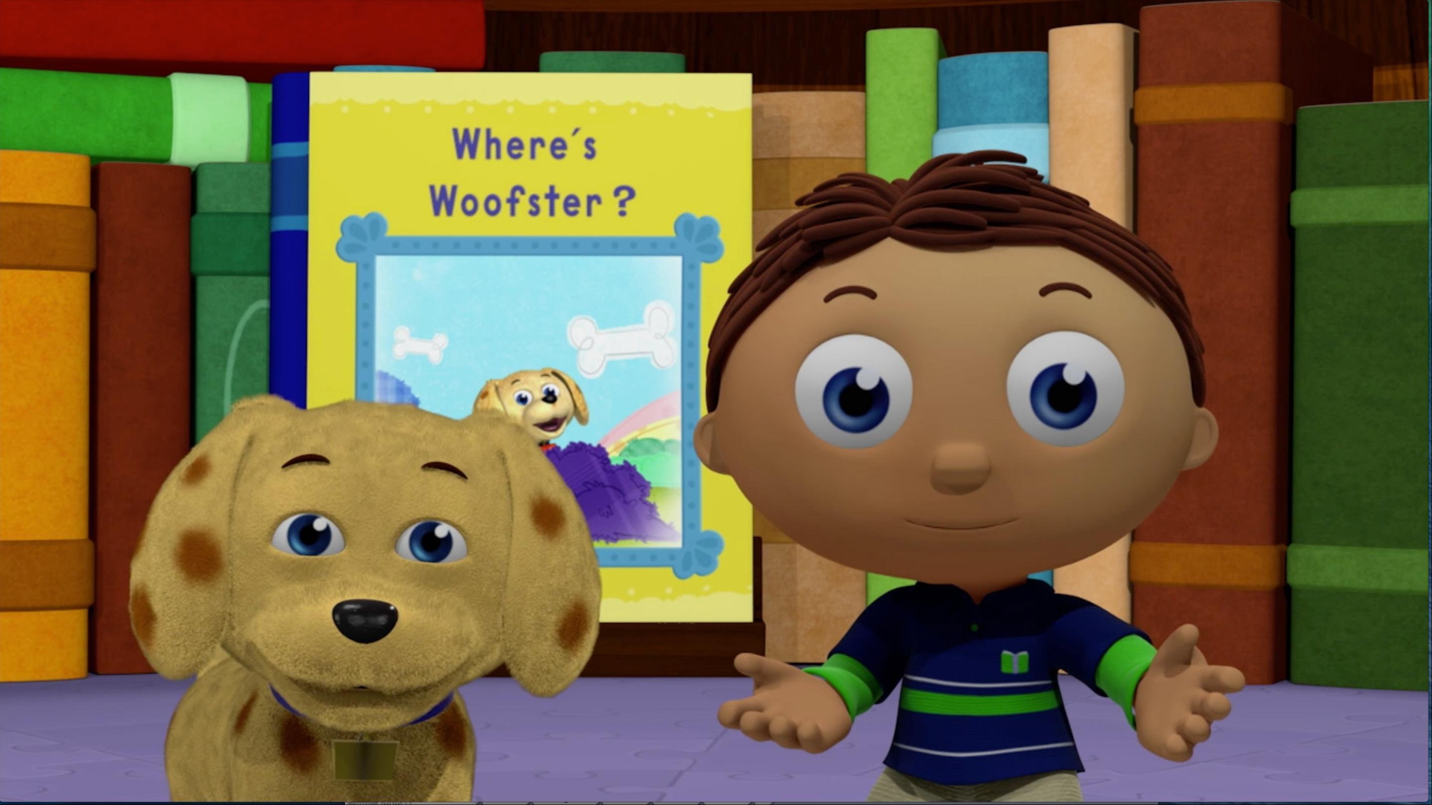 The Super Readers try to figure out what game Woofster wants to play.