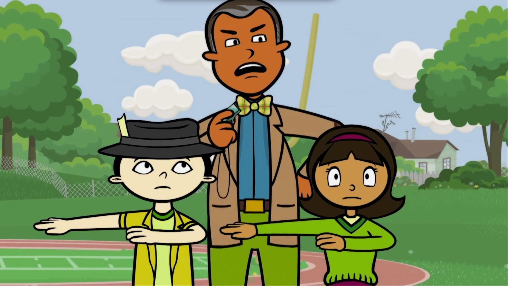 Mr. Botsford gets a job as a substitute teacher./It’s a beach day for heroes and villains.