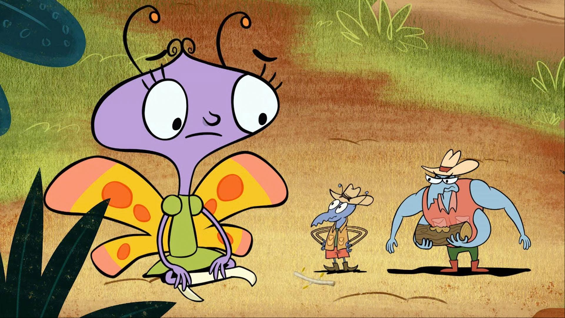 Luna introduces the kids to David the termite. He explains how didgeridoos are made.